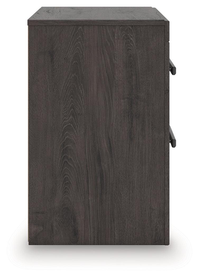 Prendonea Charcoal Nightstand - Image 5