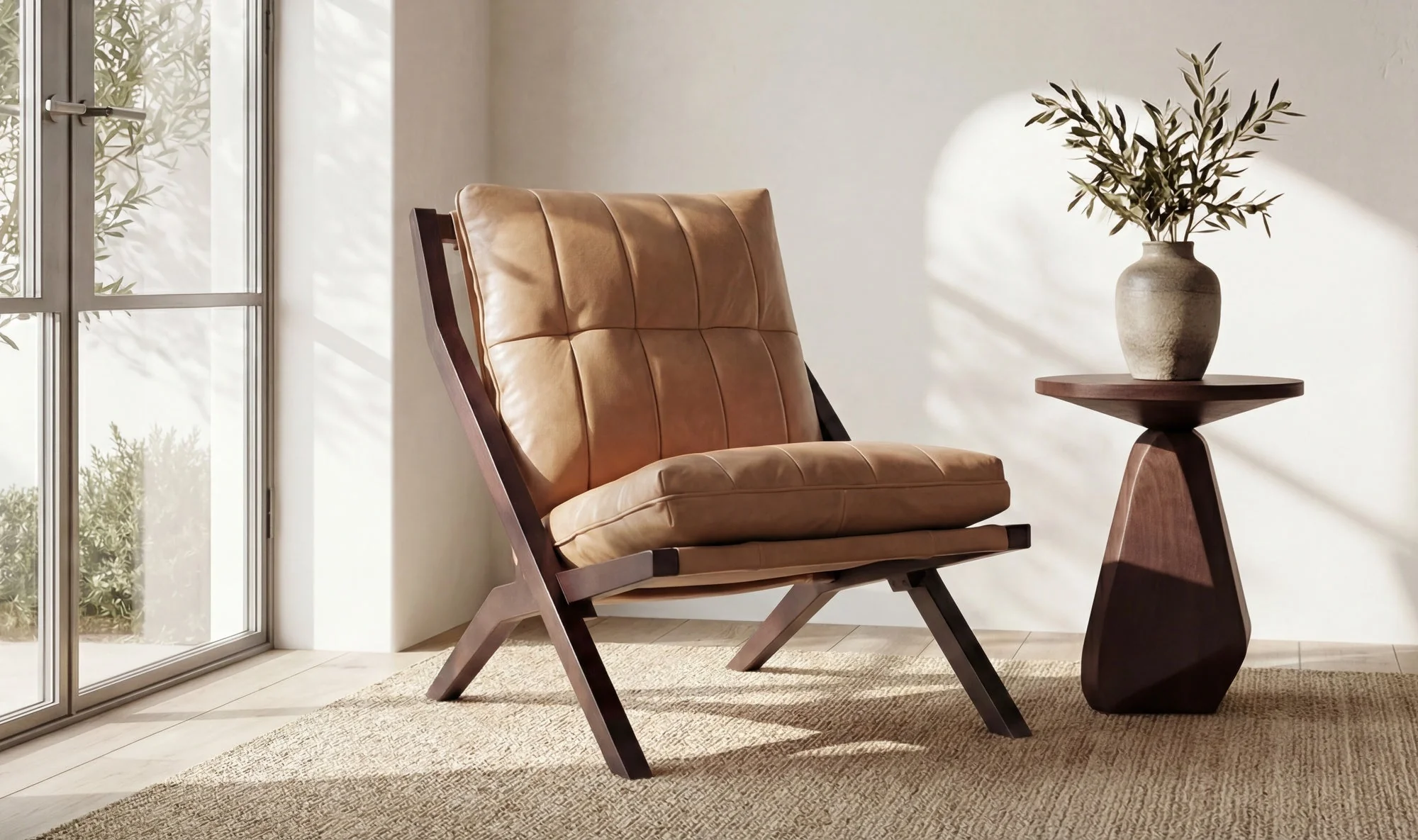 Preston Accent Chair Tan - Image 6