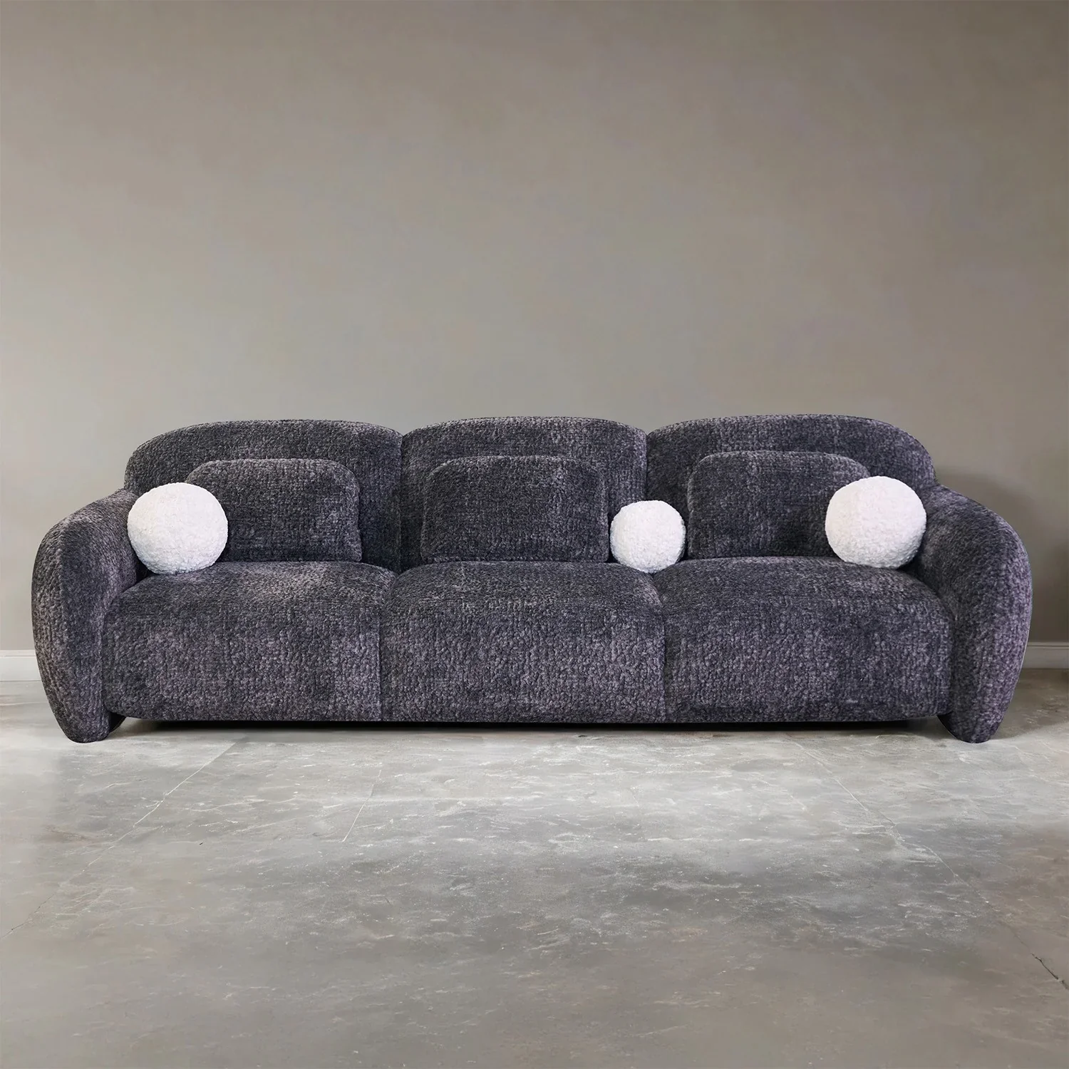 Previti Dark Gray Sofa