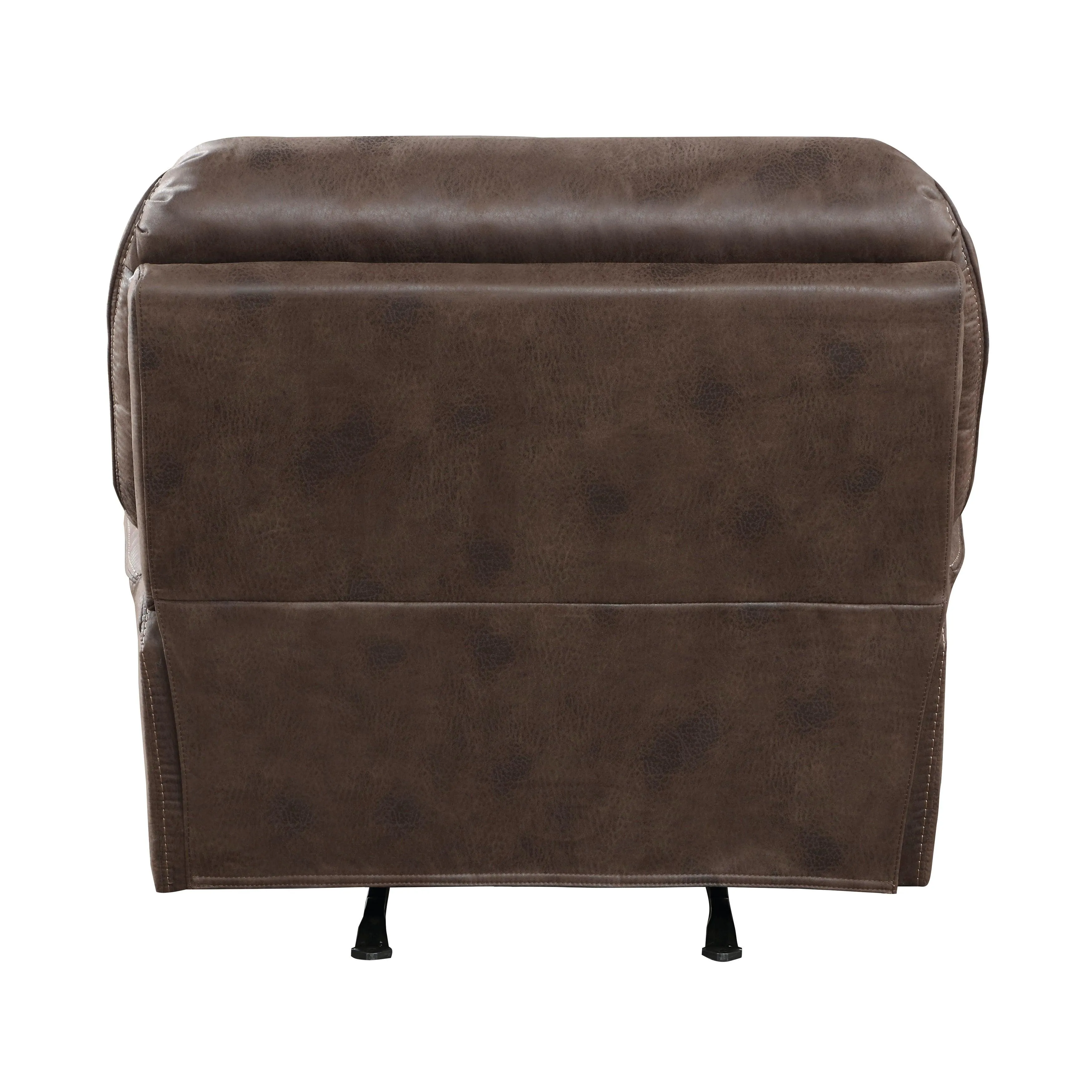 Proctor Brown Microfiber Rocker Reclining Chair - Image 5