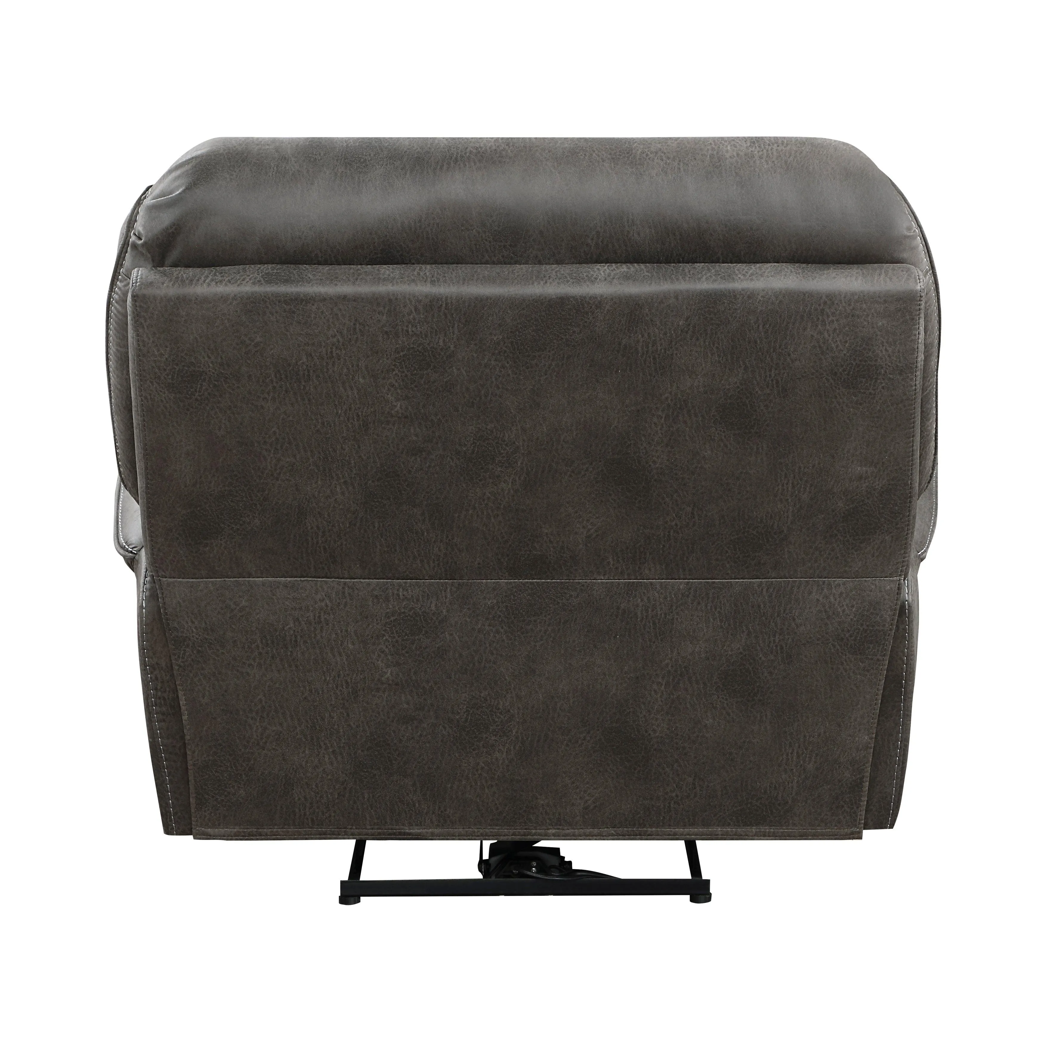 Proctor Gray Microfiber Power Reclining Chair - Image 5