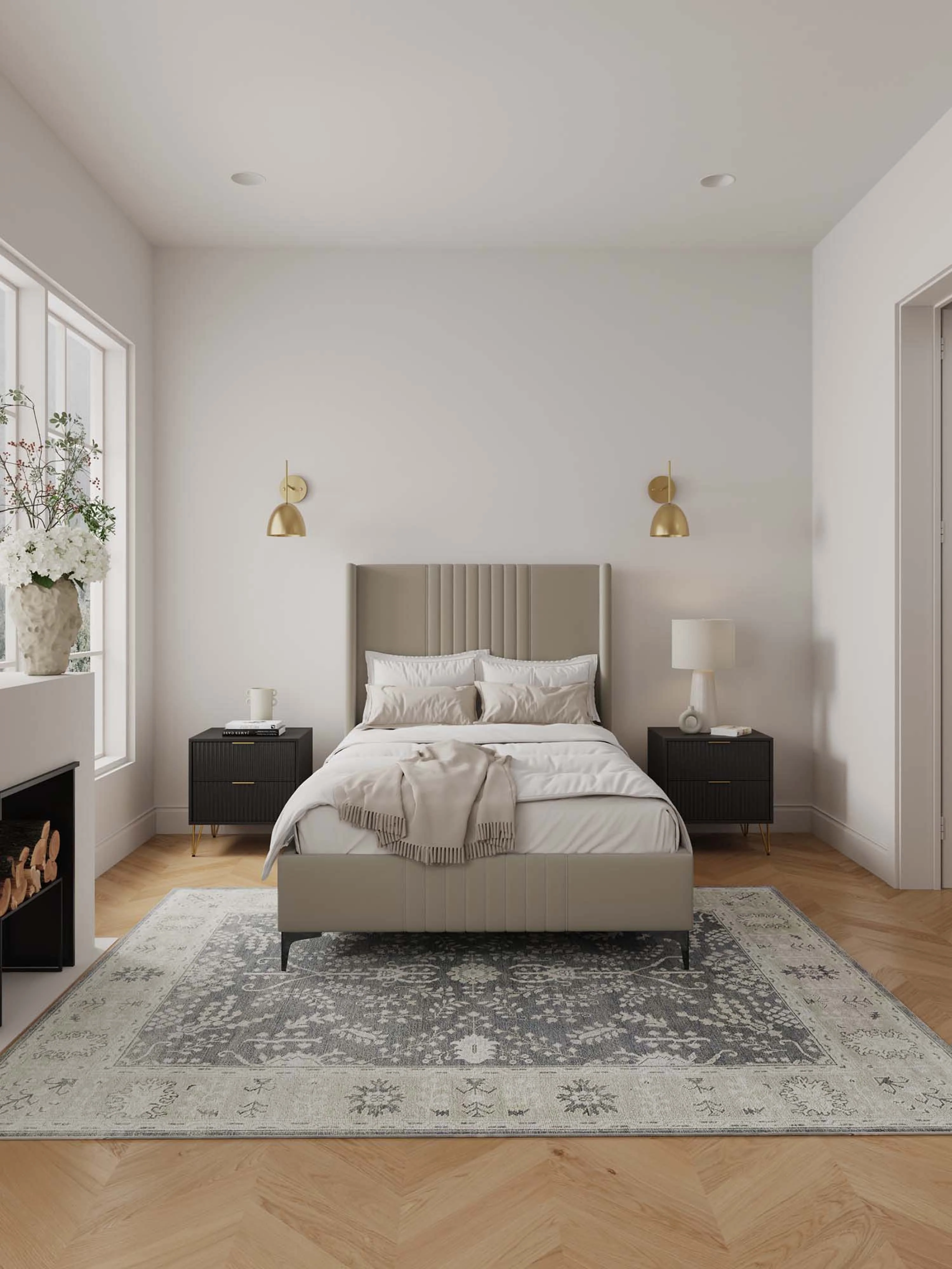 Promenade 48" Bed in Rustic Taupe - Image 2