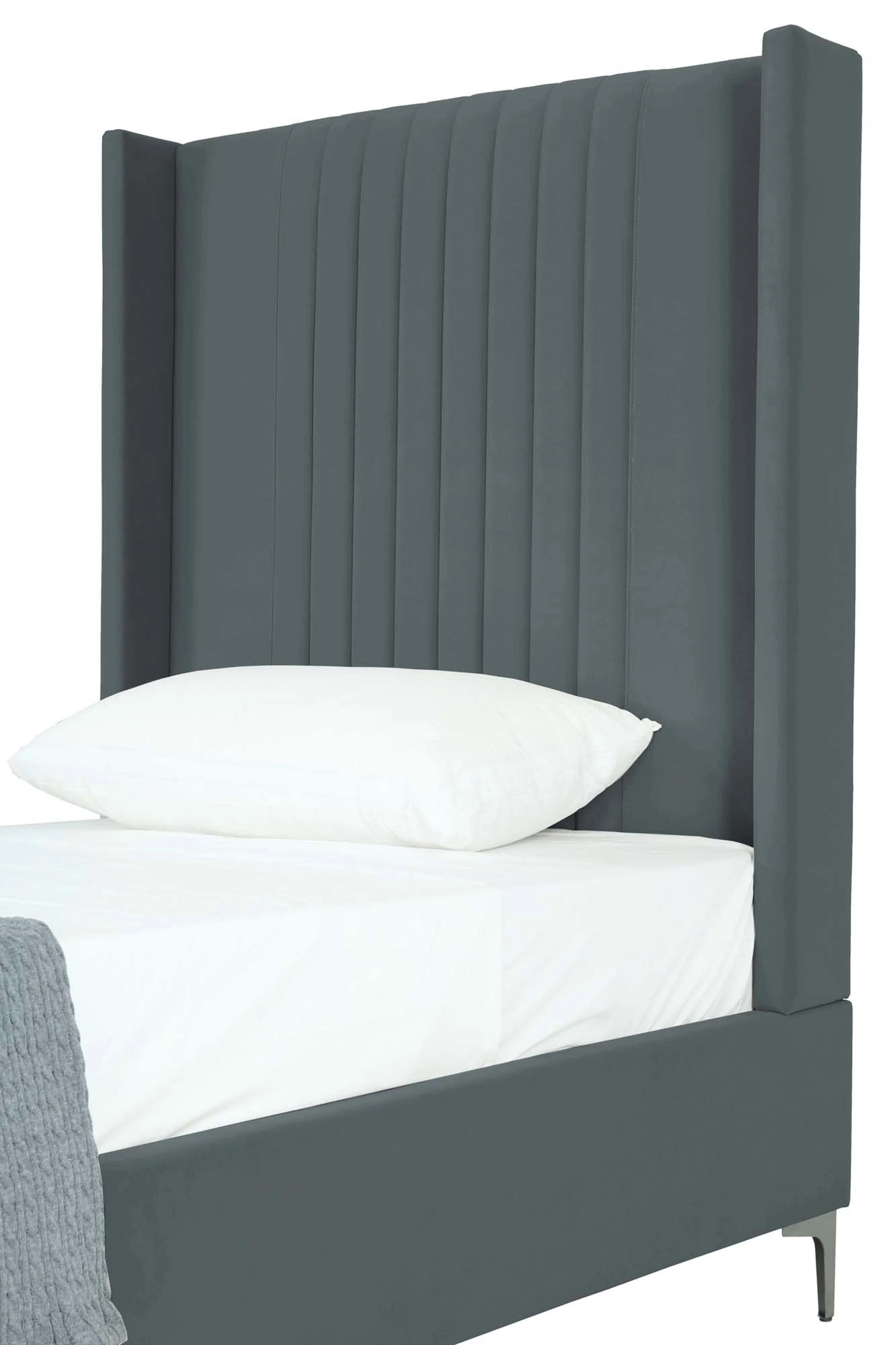 Promenade Twin-Size Bed in Grey - Image 5