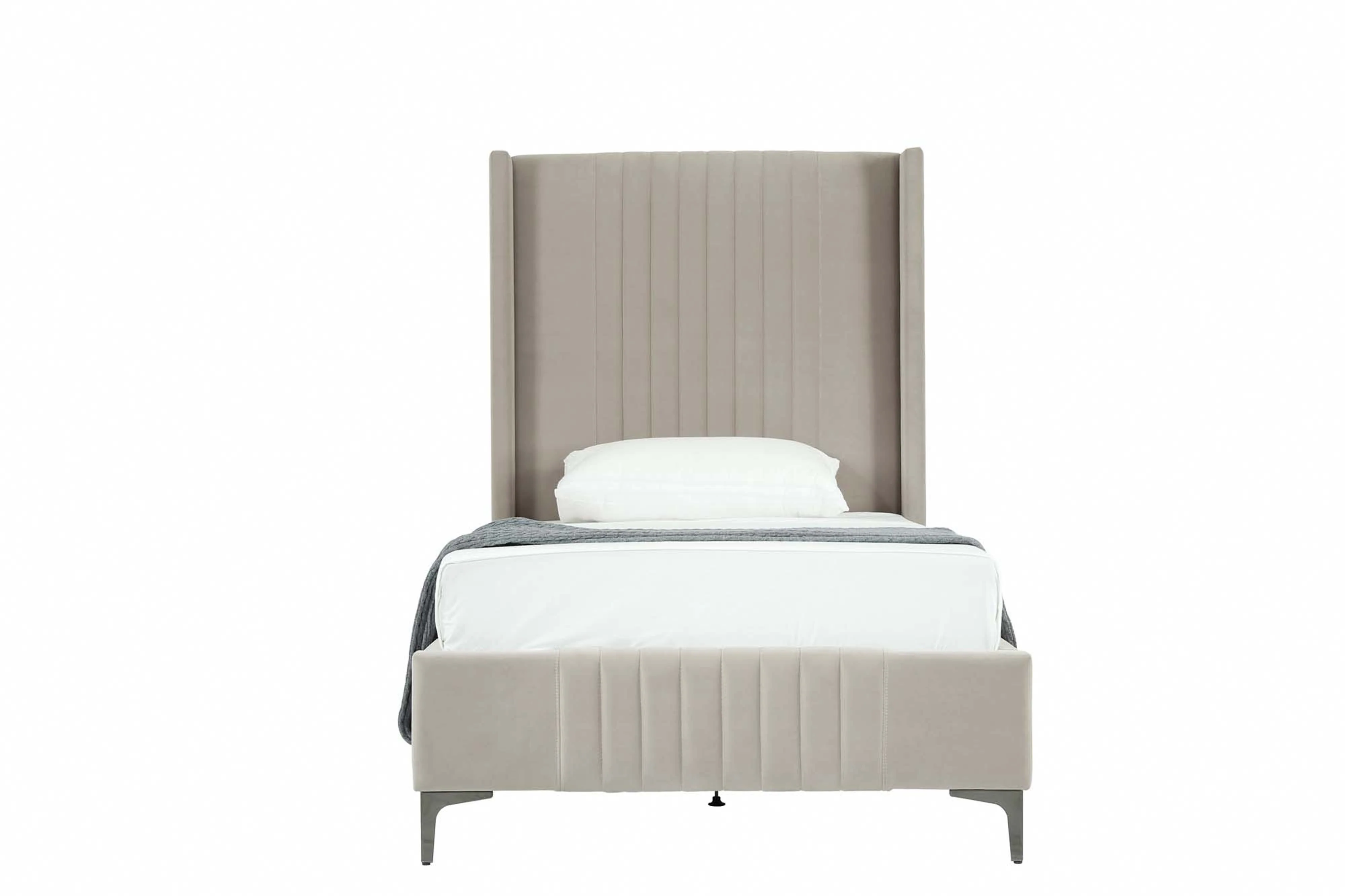 Promenade Twin-Size Bed in Rustic Taupe - Image 7