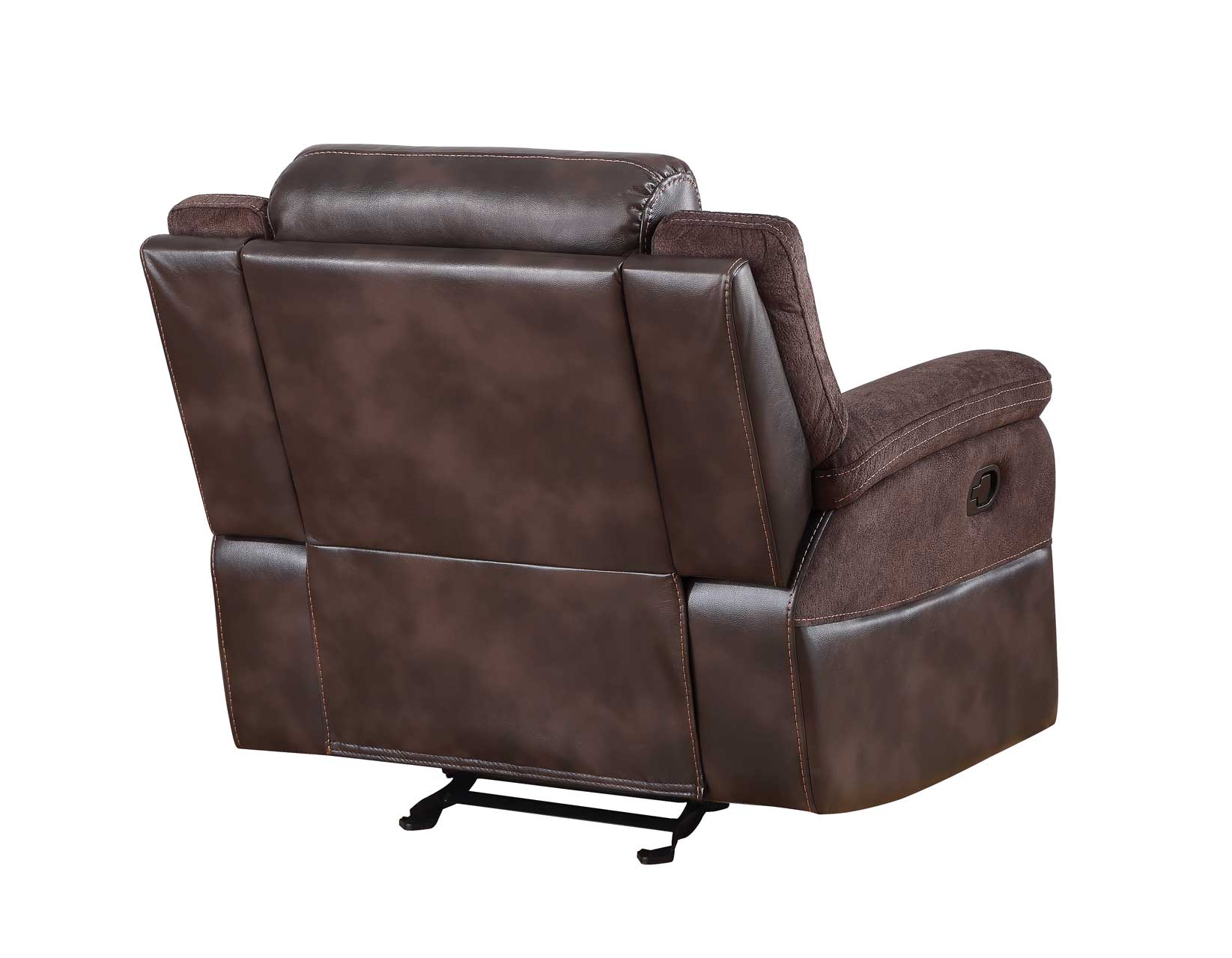 Pueblo Coffee Fabric/Leatherette 3-Piece Manual Reclining Set - Image 20