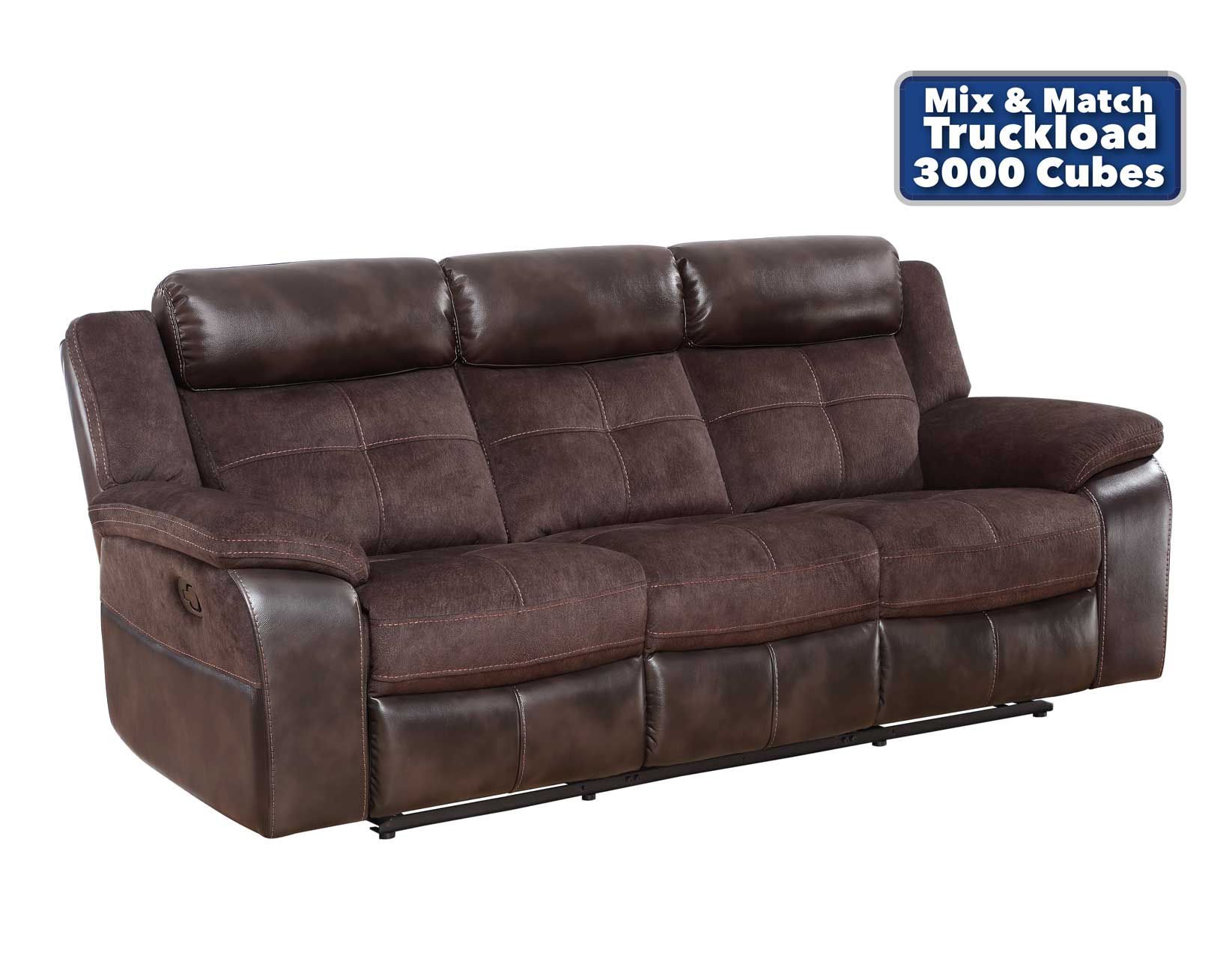 Pueblo Manual Reclining Sofa - Image 2