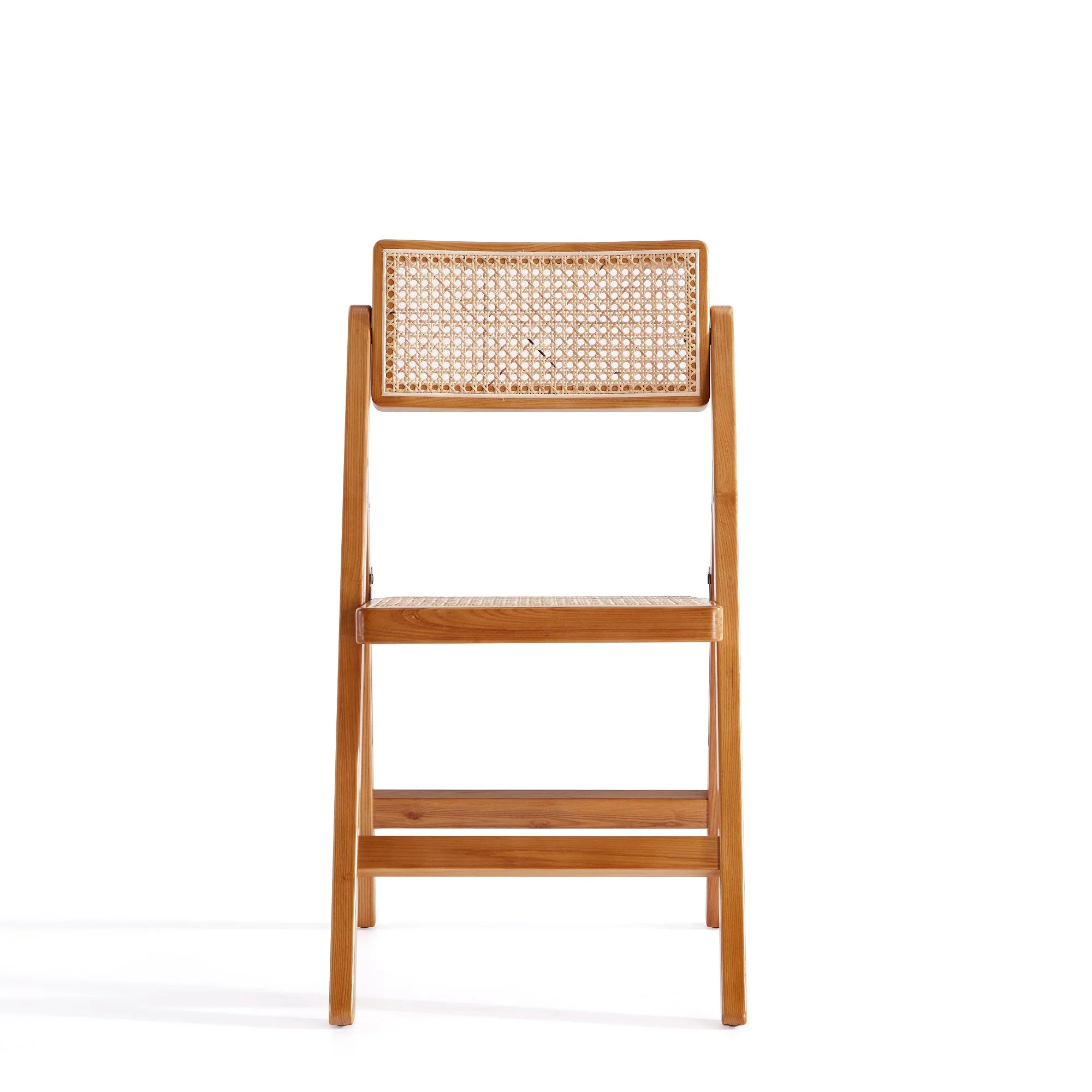 Pullman Folding Dining Chair in Nature Cane (set of 4) - Image 5