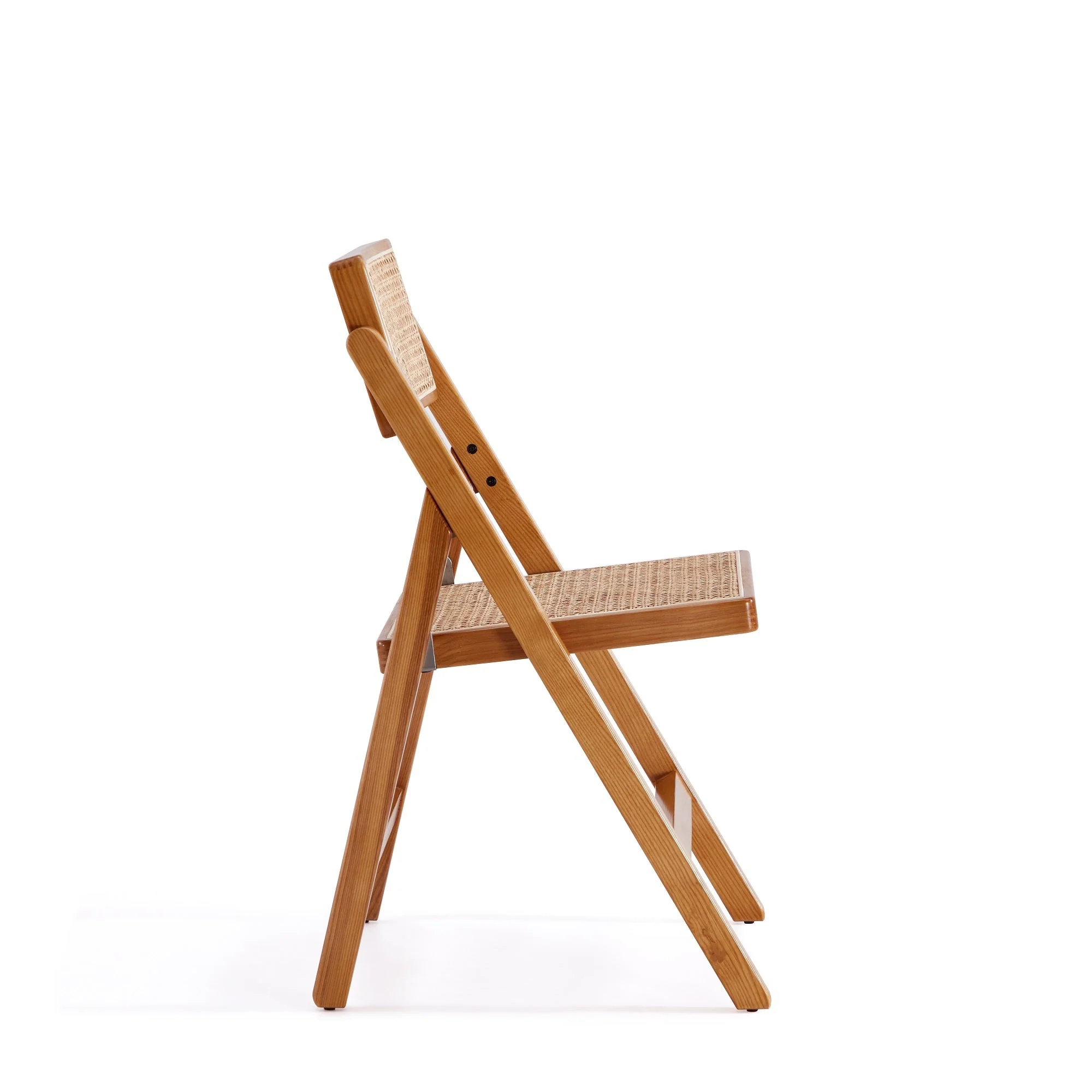Pullman Folding Dining Chair in Nature Cane (set of 4) - Image 6