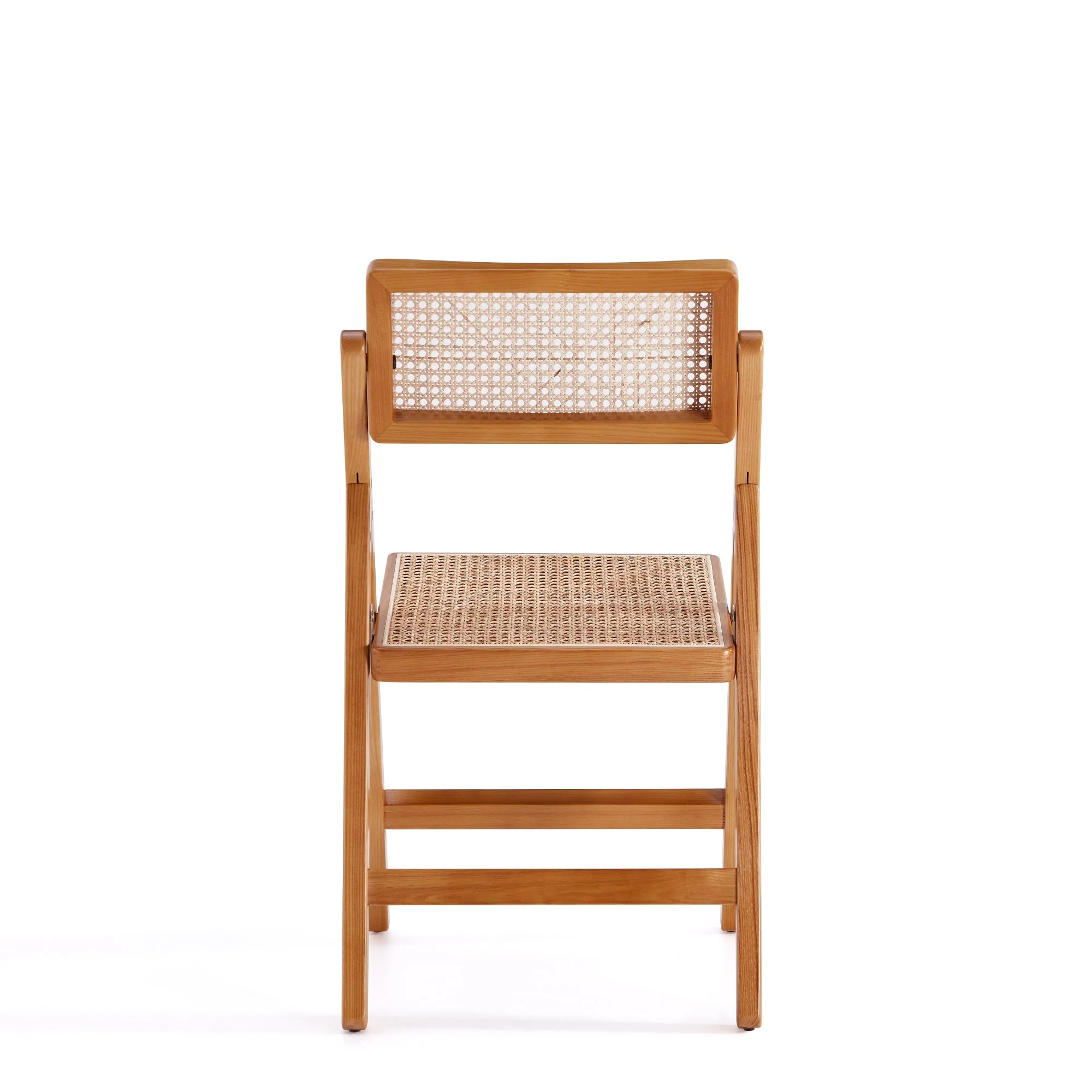 Pullman Folding Dining Chair in Nature Cane (set of 4) - Image 8