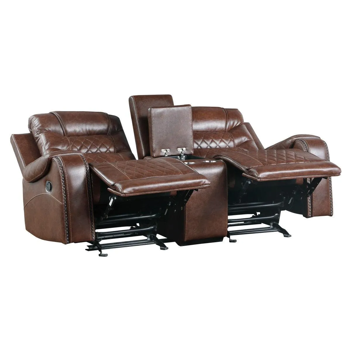 Putnam Brown Reclining Living Room Set - Image 9