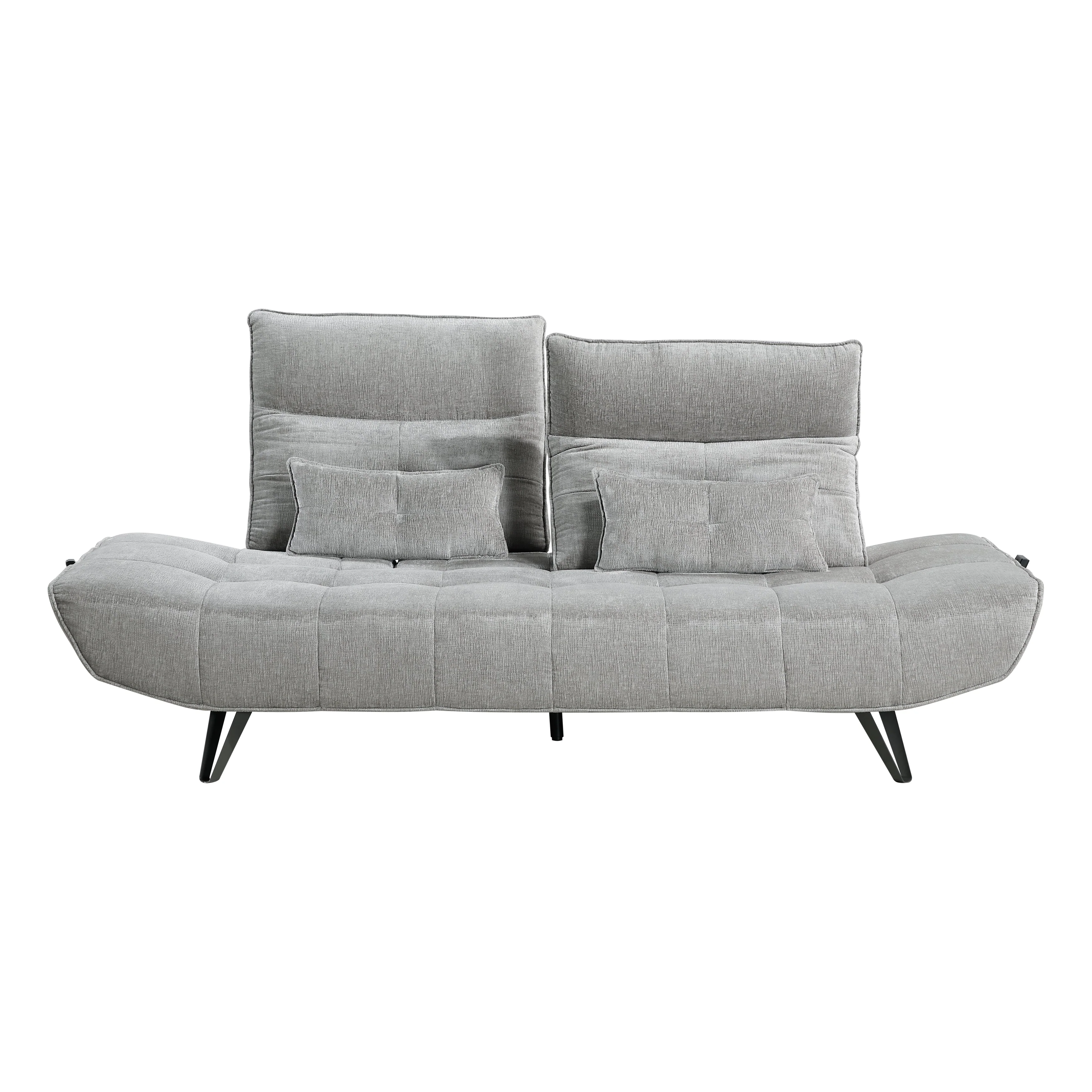 Quonsett Gray Sofa with Power Adjustable Seat - Image 15
