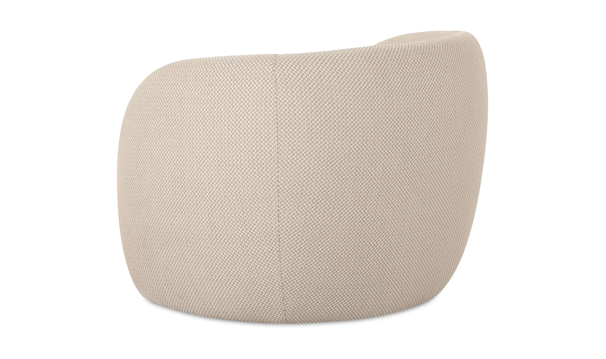 Rae Outdoor Accent Chair Beige Check - Image 3