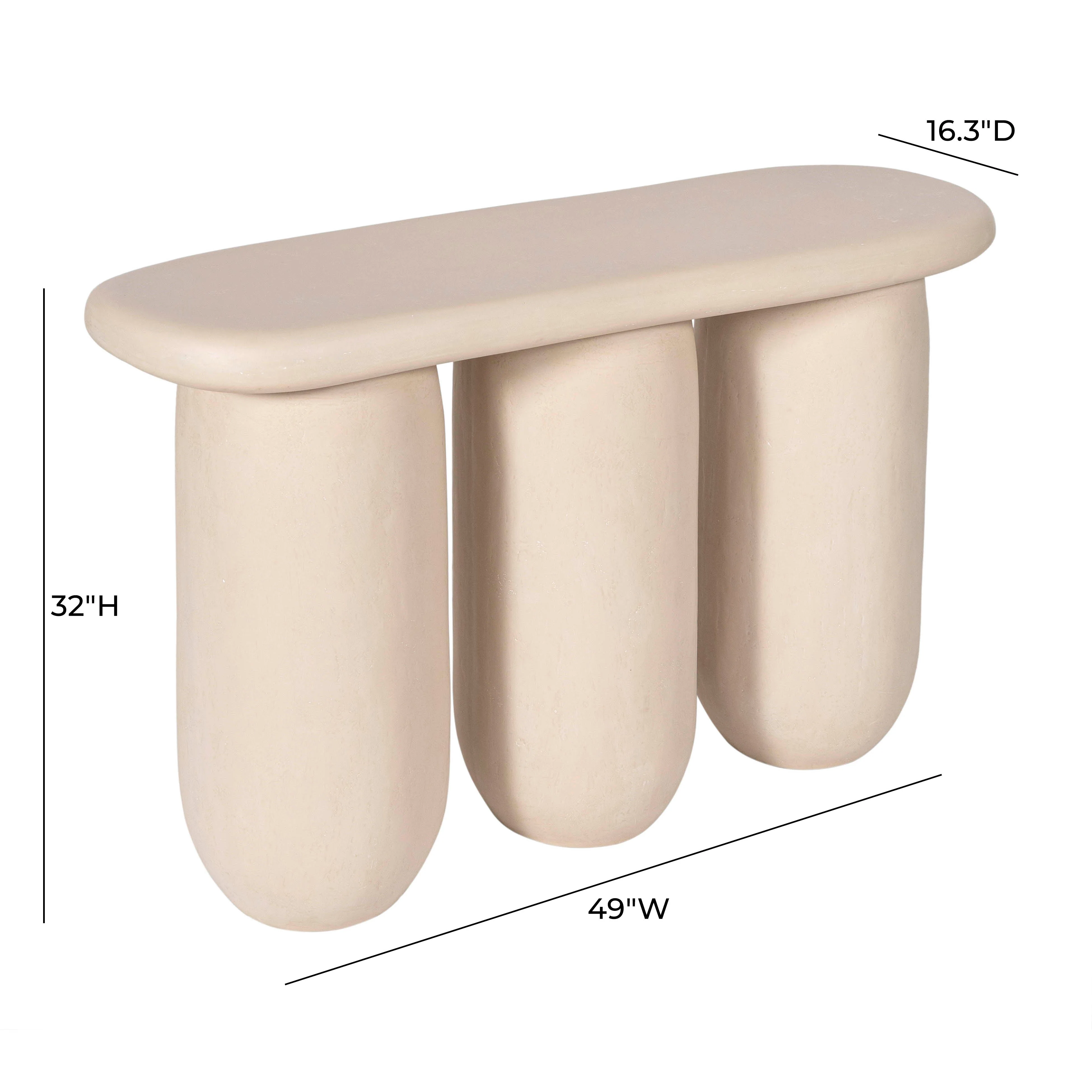 Rahul Textured Console Table - Image 13
