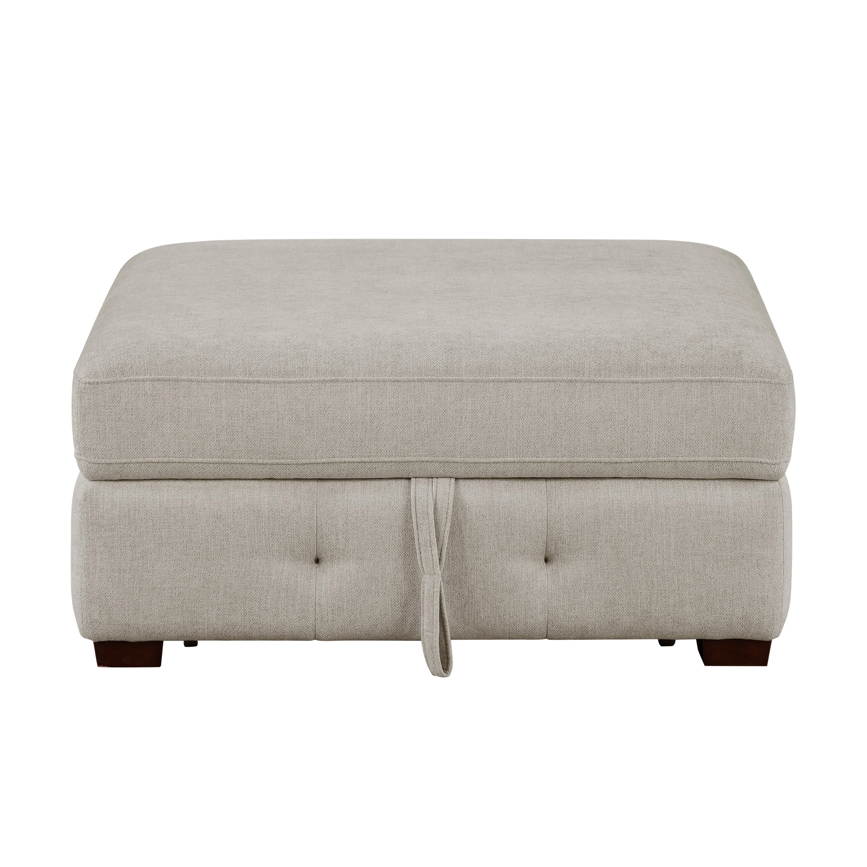 Raife Taupe 3-Piece Sectional with Right Chaise and Ottoman - Image 12