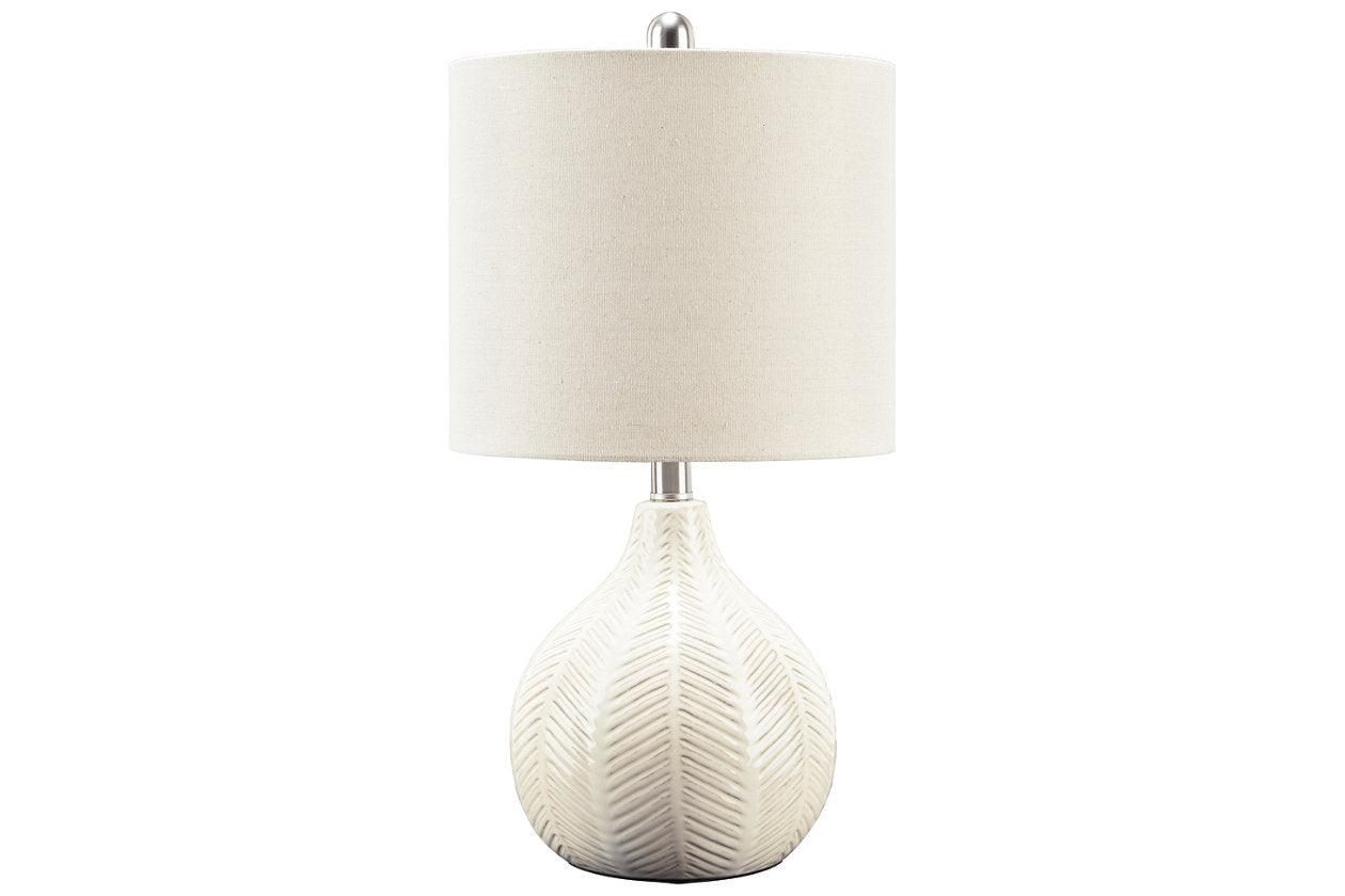 Rainermen Off White Table Lamp