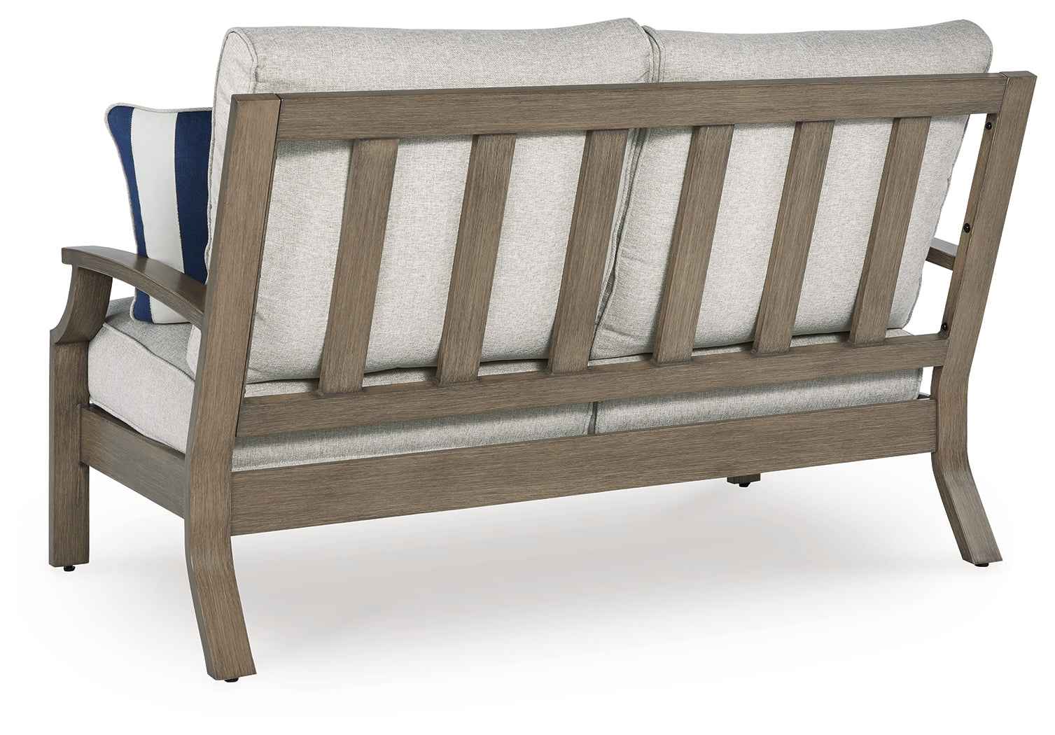Rainier Ranch Brown/Beige Outdoor Sofa and Loveseat - Image 5