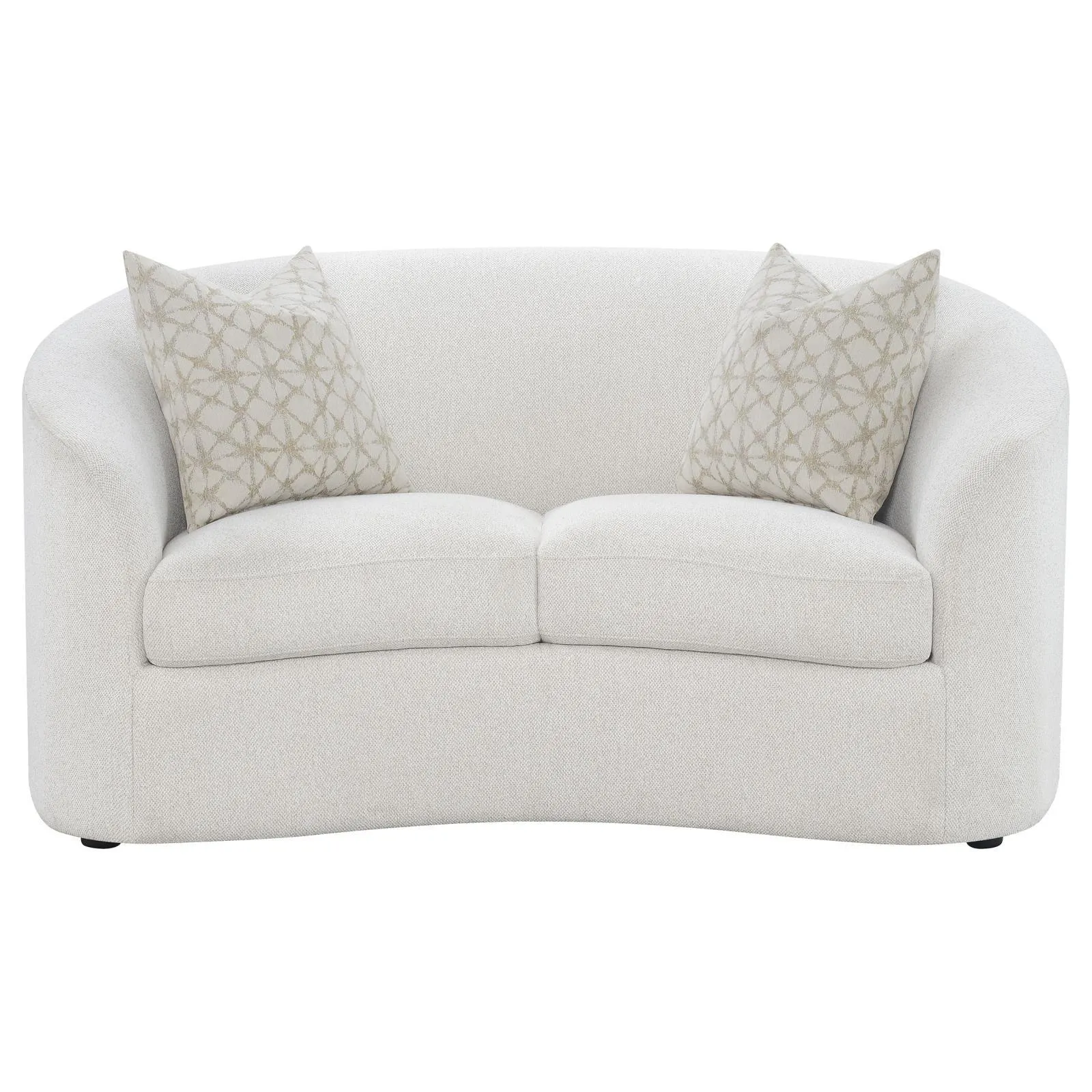 Rainn Latte 2-Piece Upholstered Tight Back Living Room Set - Image 7