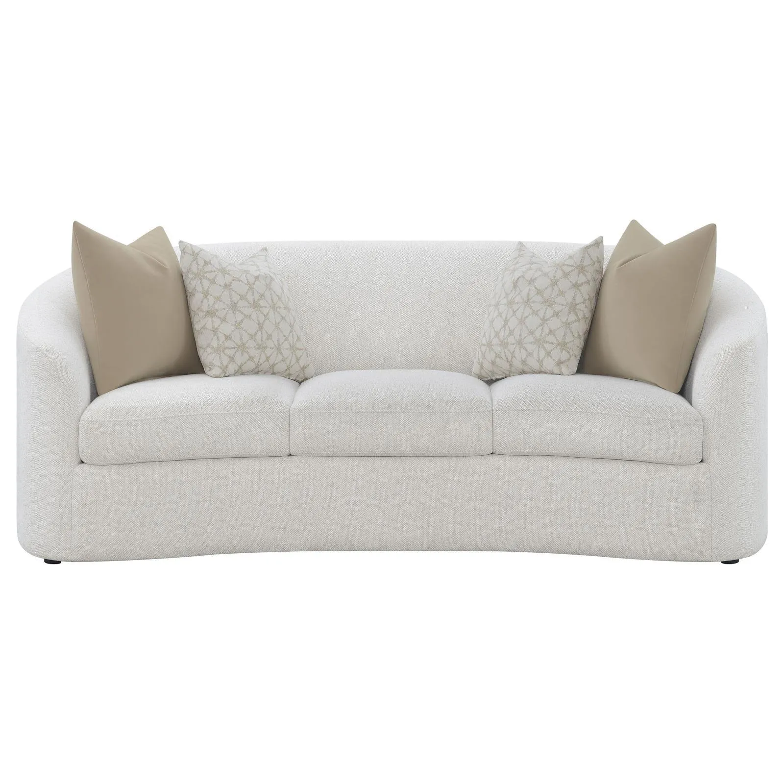 Rainn Latte 3-Piece Upholstered Tight Back Living Room Set - Image 3