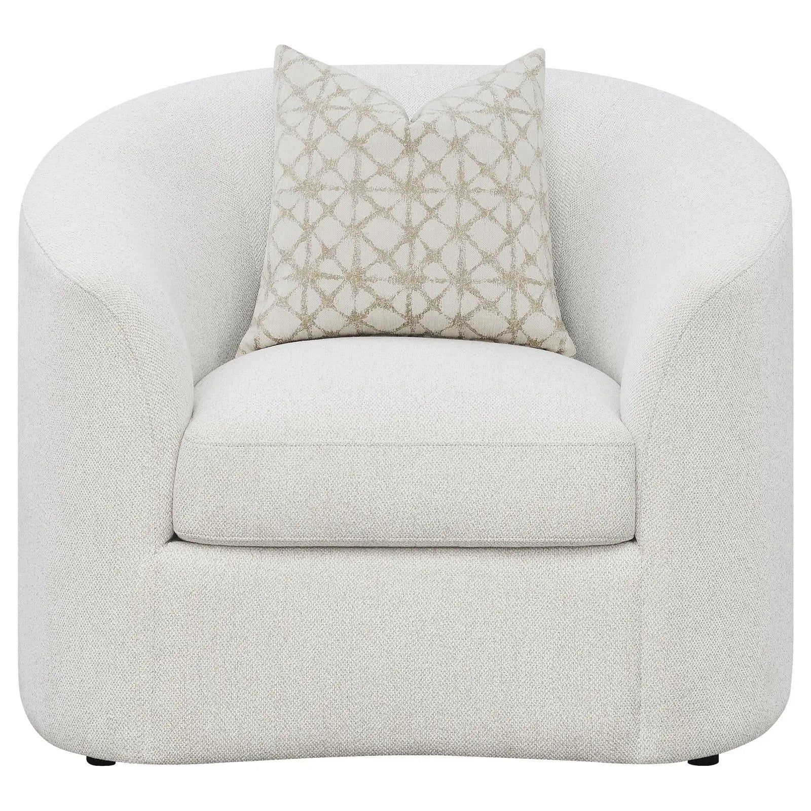 Rainn Latte 3-Piece Upholstered Tight Back Living Room Set - Image 9