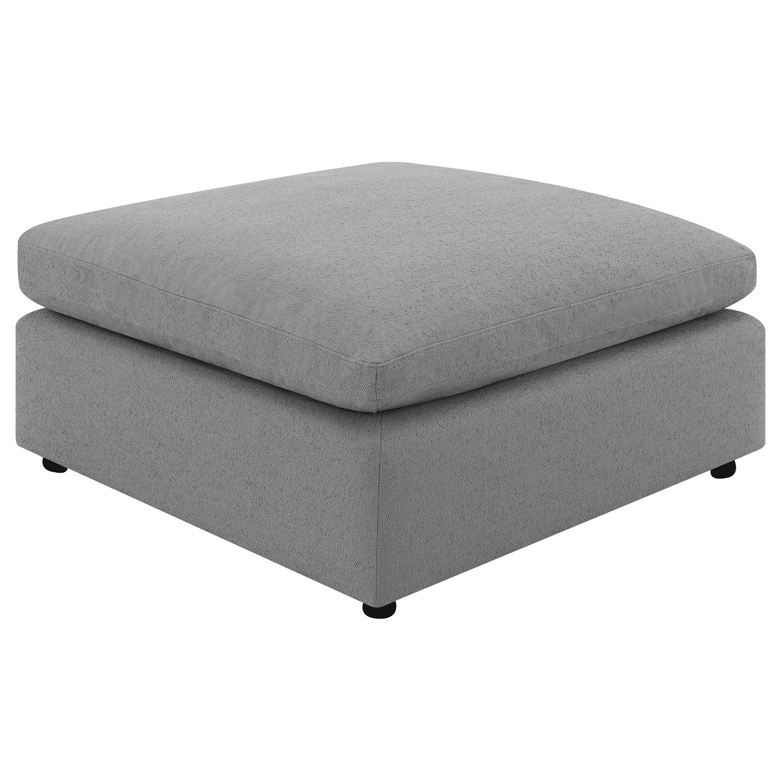 Raleigh Grey 6-piece Boucle Upholstered Modular Sectional - Image 5