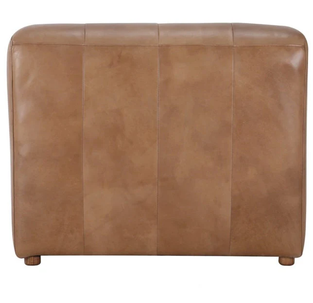 Ramsay Leather Slipper Chair Tan - Image 4