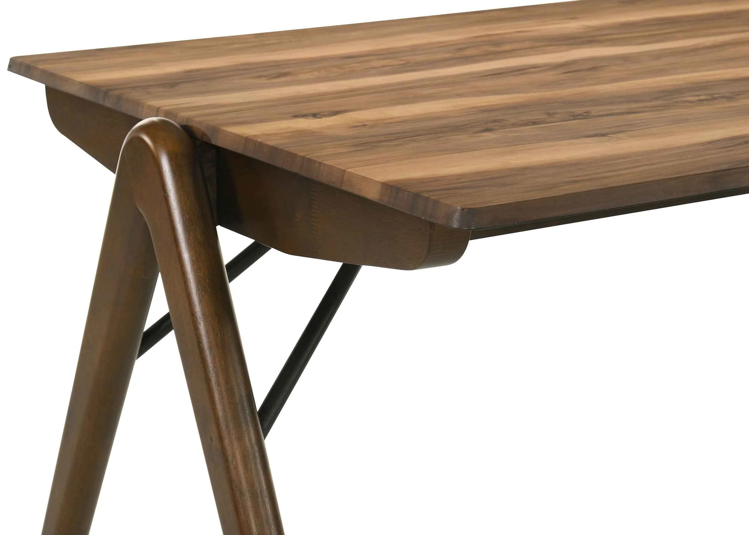 Randolph Sheesham/Brown 79-inch Rectangular Dining Table - Image 6