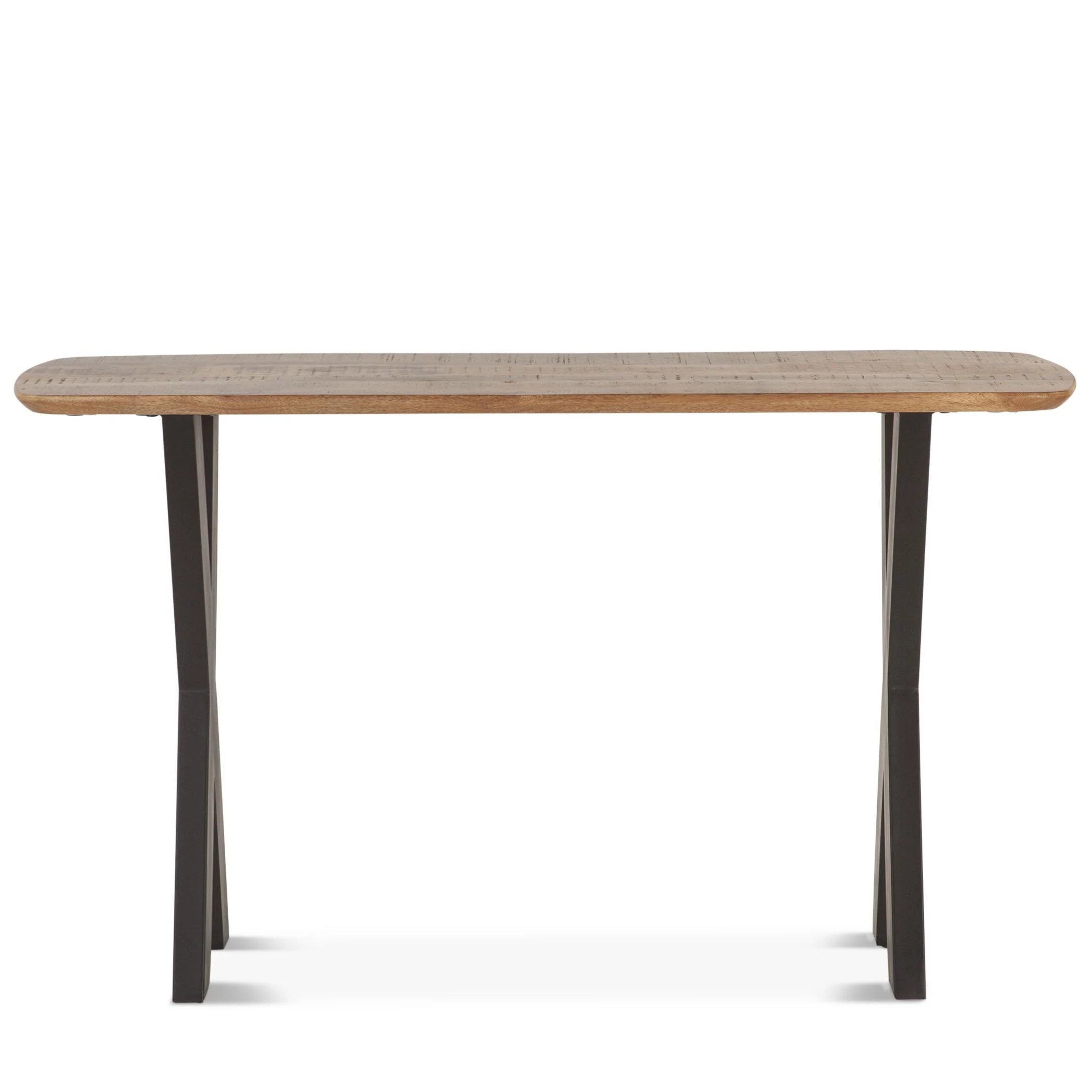 Rapallo 52" Console Table in Natural Mango Wood - Image 2