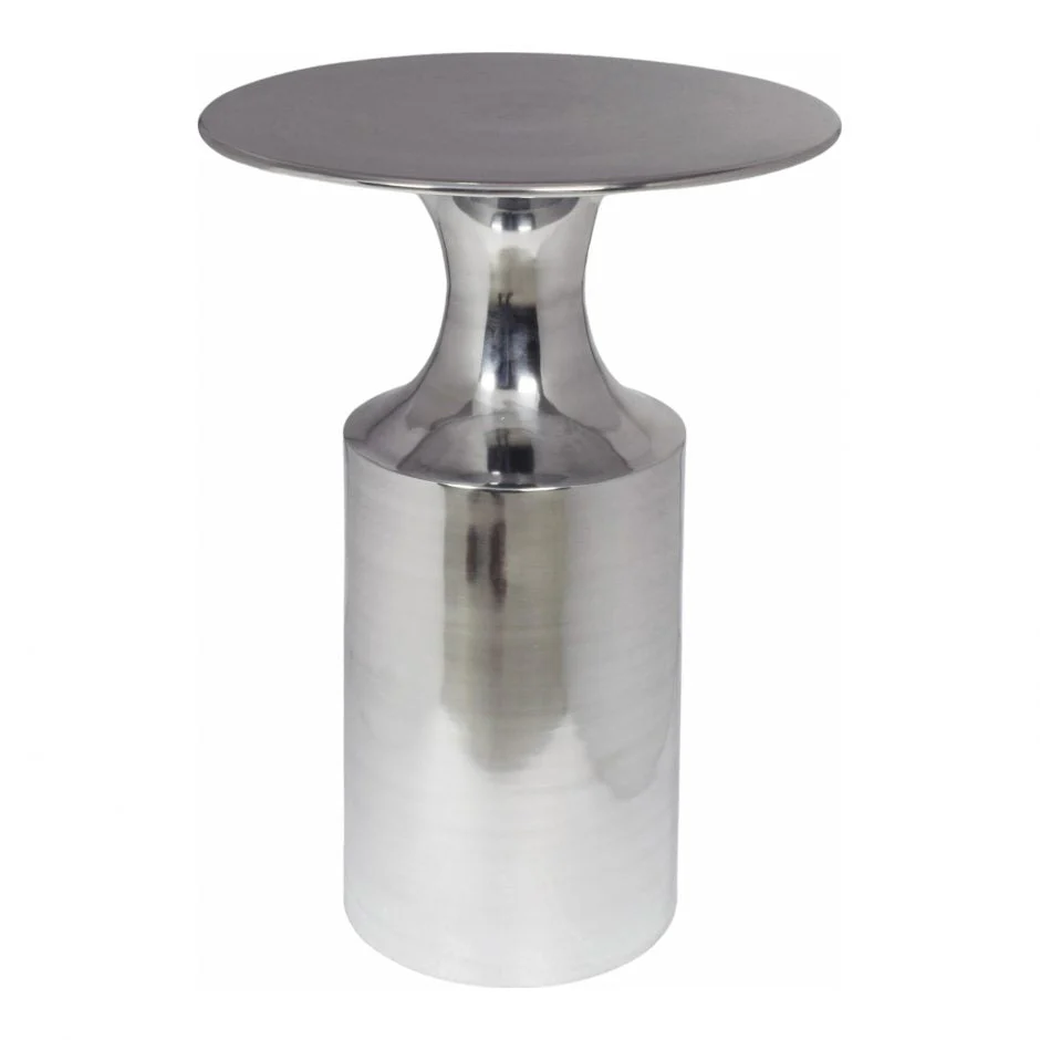 Rassa Accent Table Polished Silver - Image 2