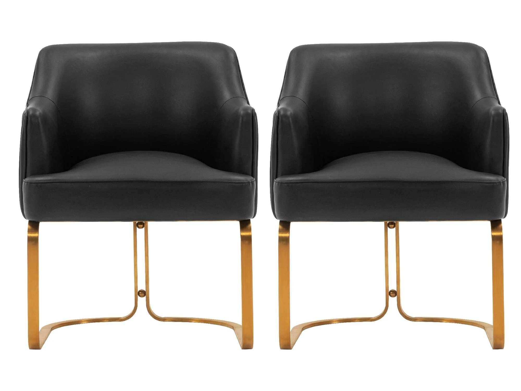 Raya Dining Armchair in Black (set of 2)