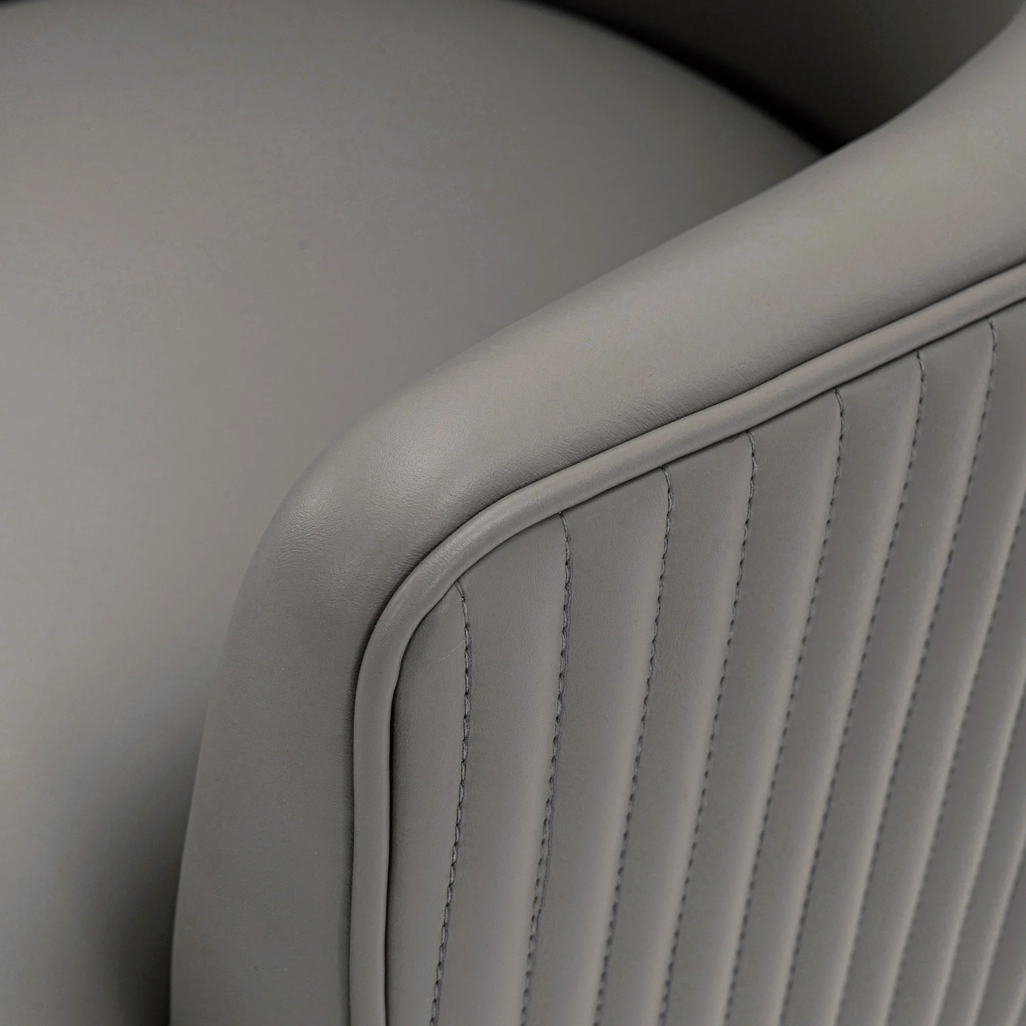 Raya Dining Armchair in Taupe - Image 4