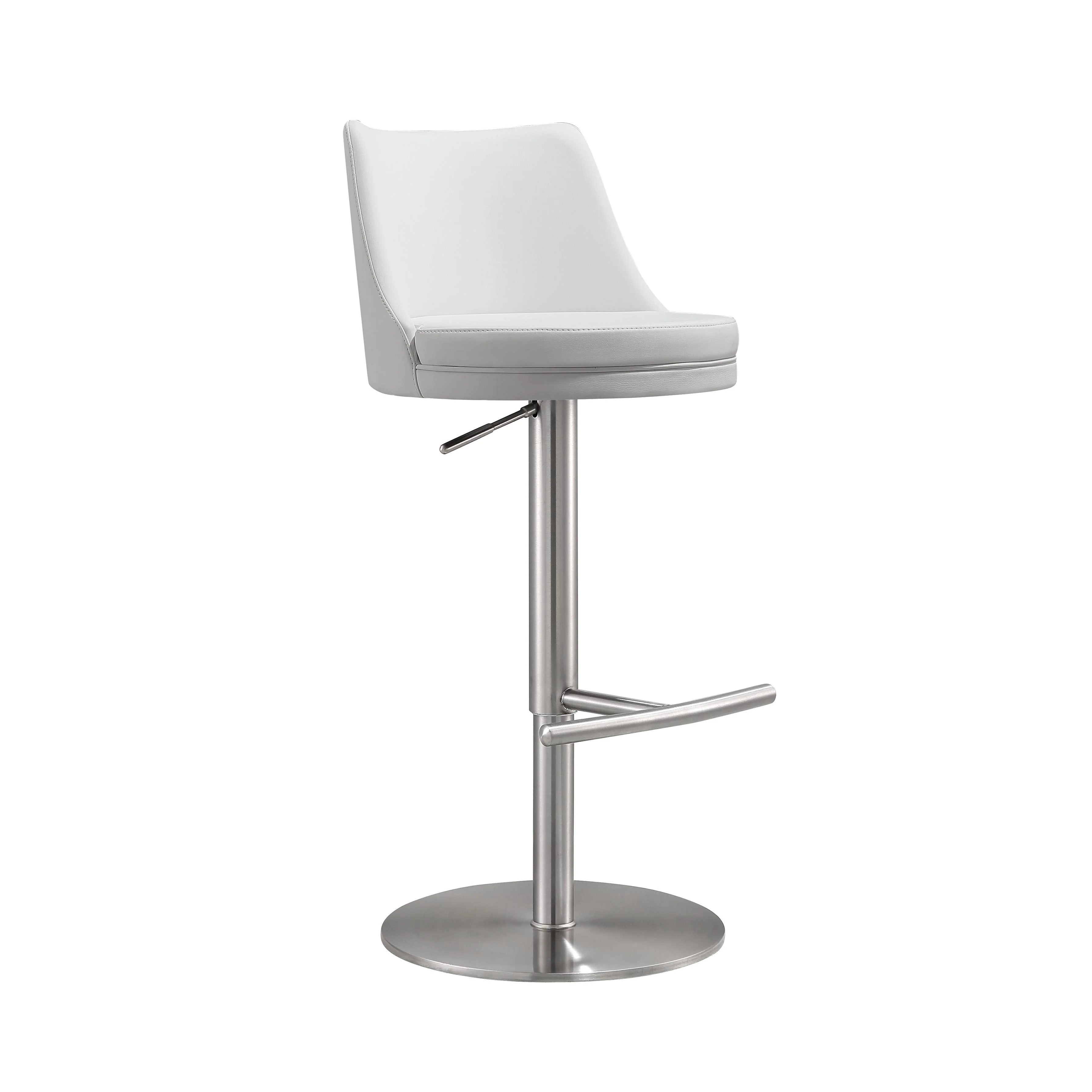 Reagan Performance Vegan Leather Adjustable Stool - Image 18