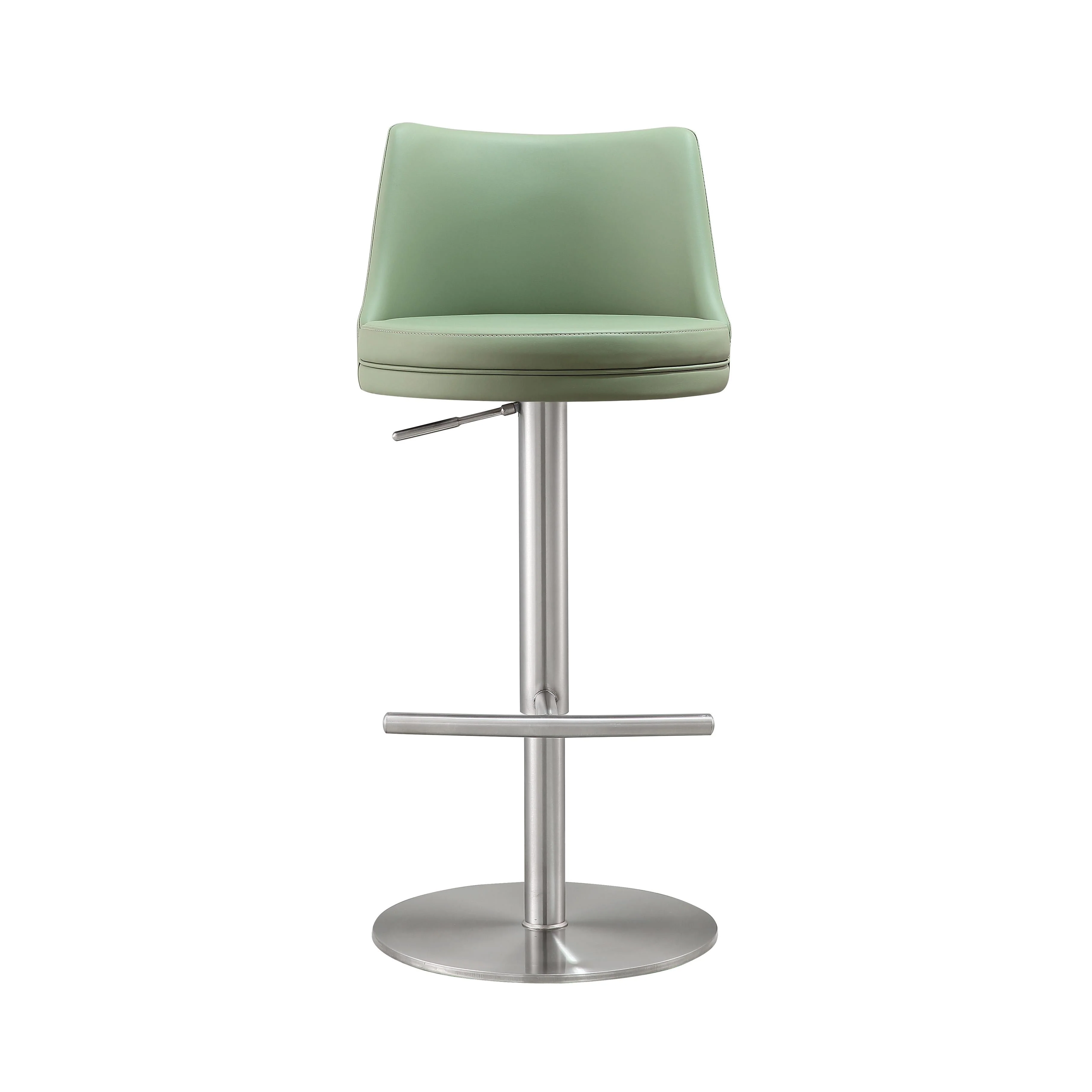 Reagan Performance Vegan Leather Adjustable Stool - Image 3