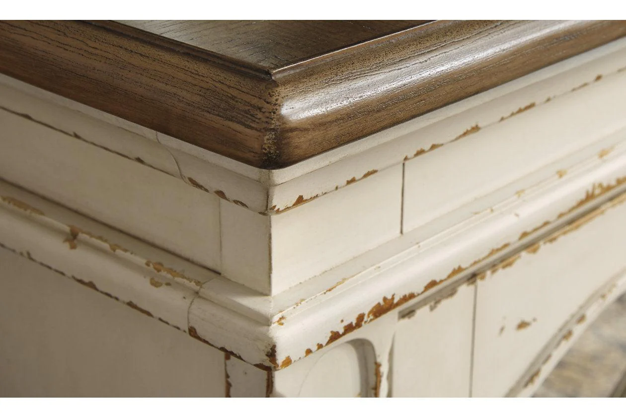 Realyn Chipped White 74" TV Stand - Image 6