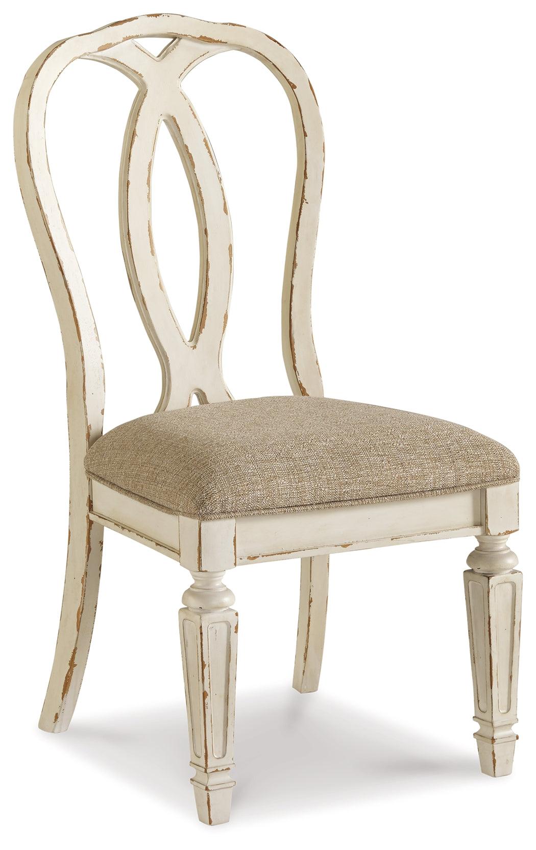 Realyn Chipped White Dining Chair, Set of 2 - Image 2