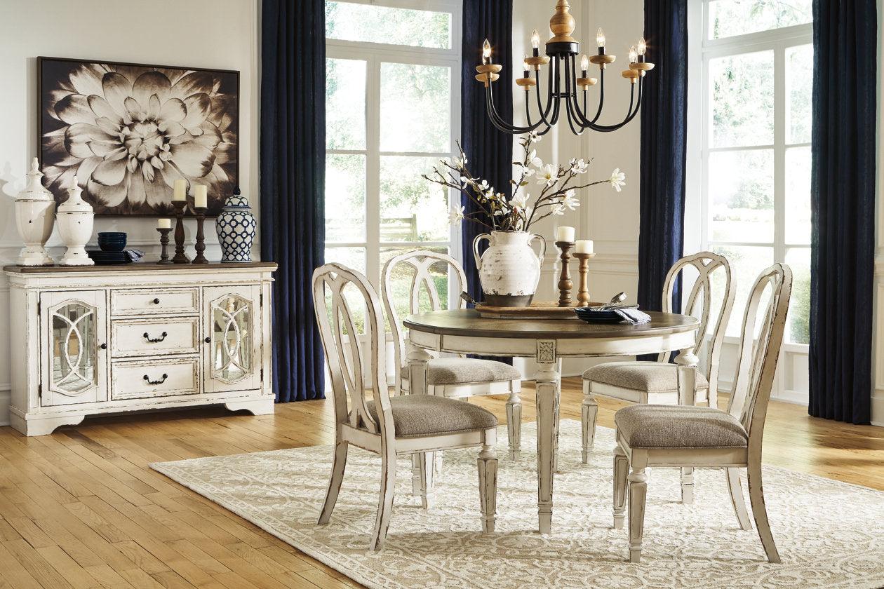 Realyn Chipped White Dining Chair, Set of 2 - Image 3
