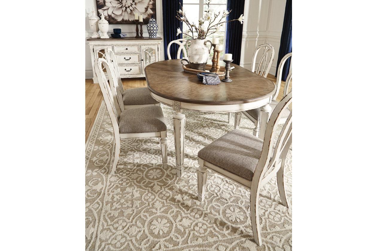 Realyn Chipped White Dining Chair, Set of 2 - Image 5