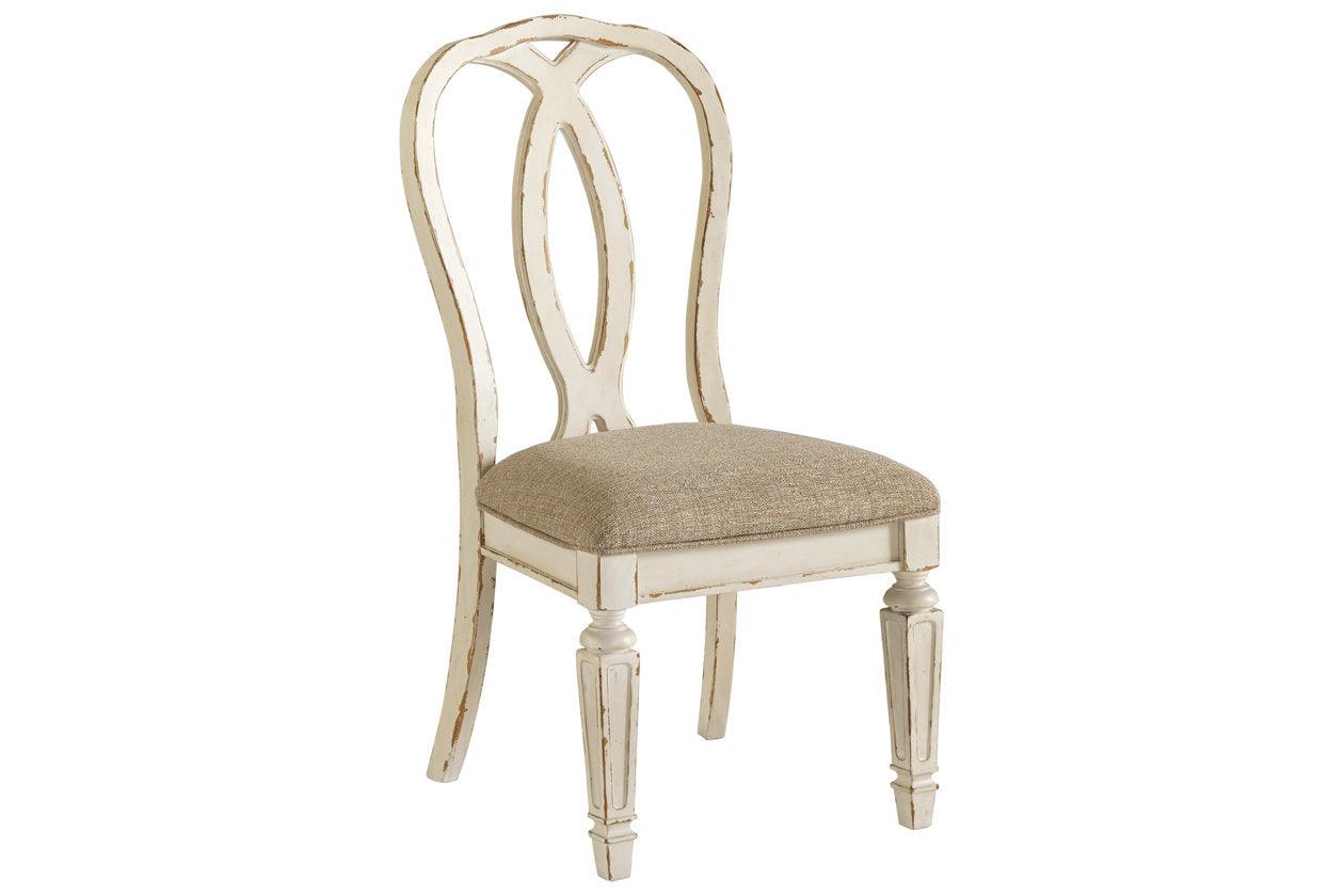 Realyn Chipped White Dining Chair, Set of 2 - Image 7