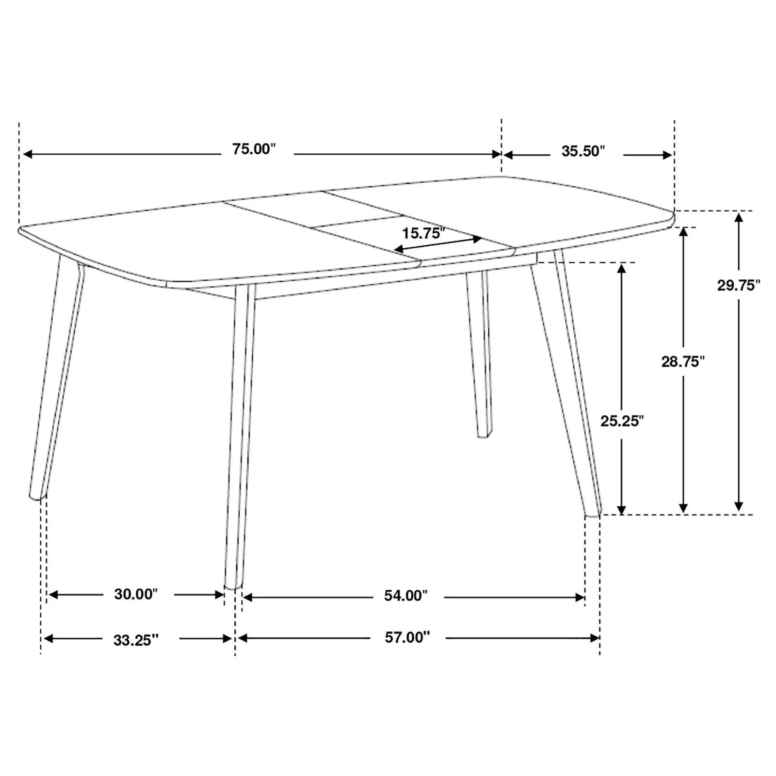 Redbridge Natural Walnut/Gray 7-Piece Dining Set - Image 6