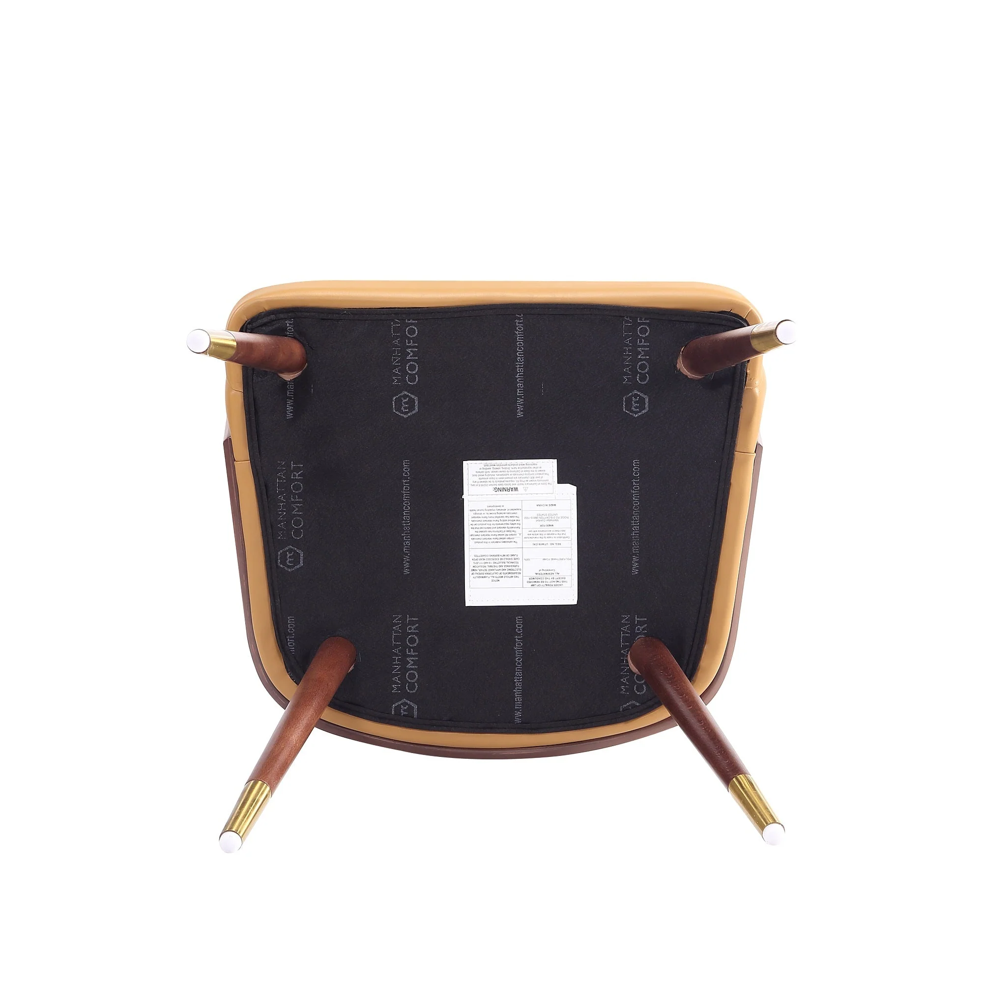 Reeva Dining Chair in Walnut and Camal - Image 9