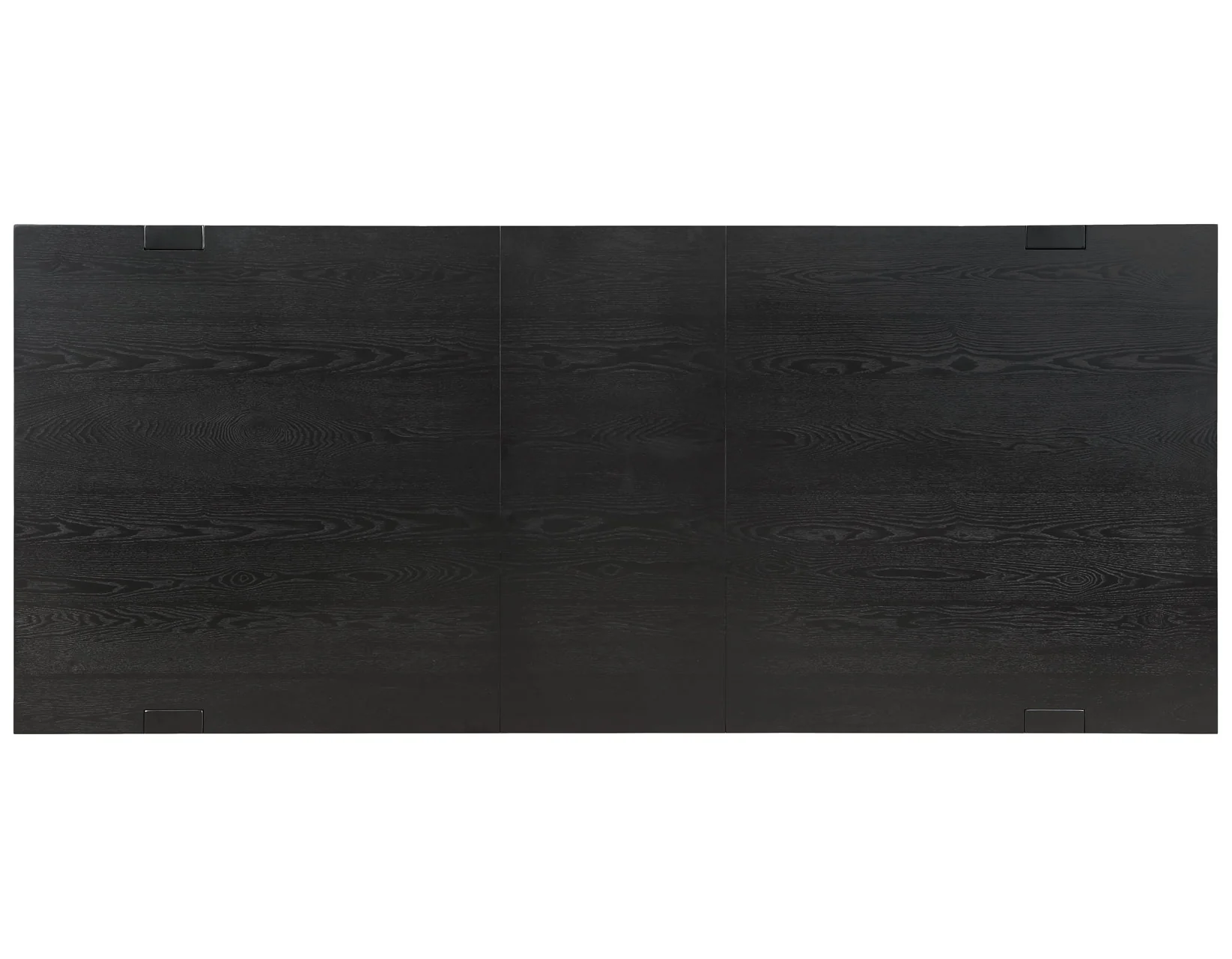 Reid Saddle Brown Vegan Leather 5-Piece Dining Set, Black Finish - Image 9