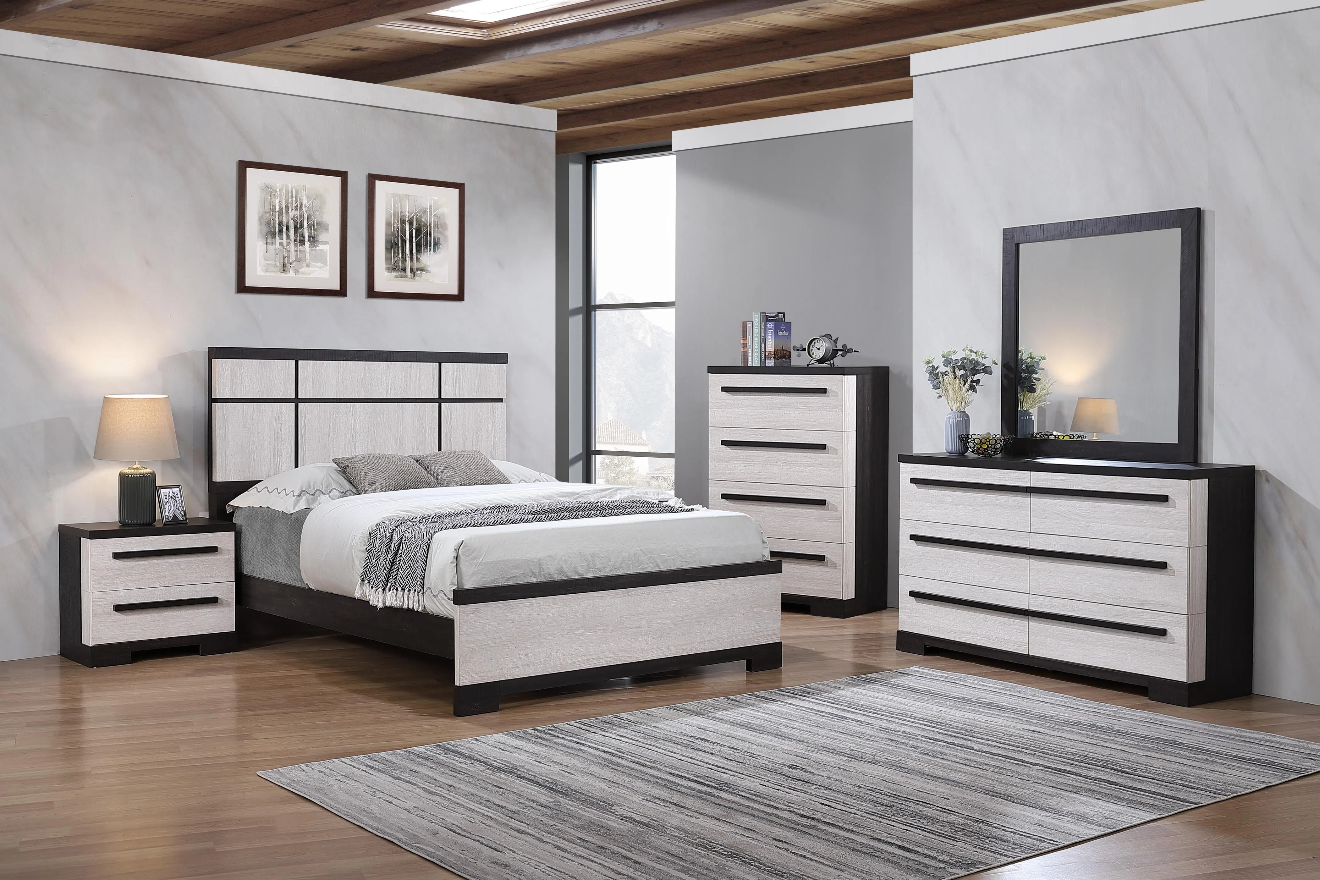 Remington Black and White Dresser - Image 4