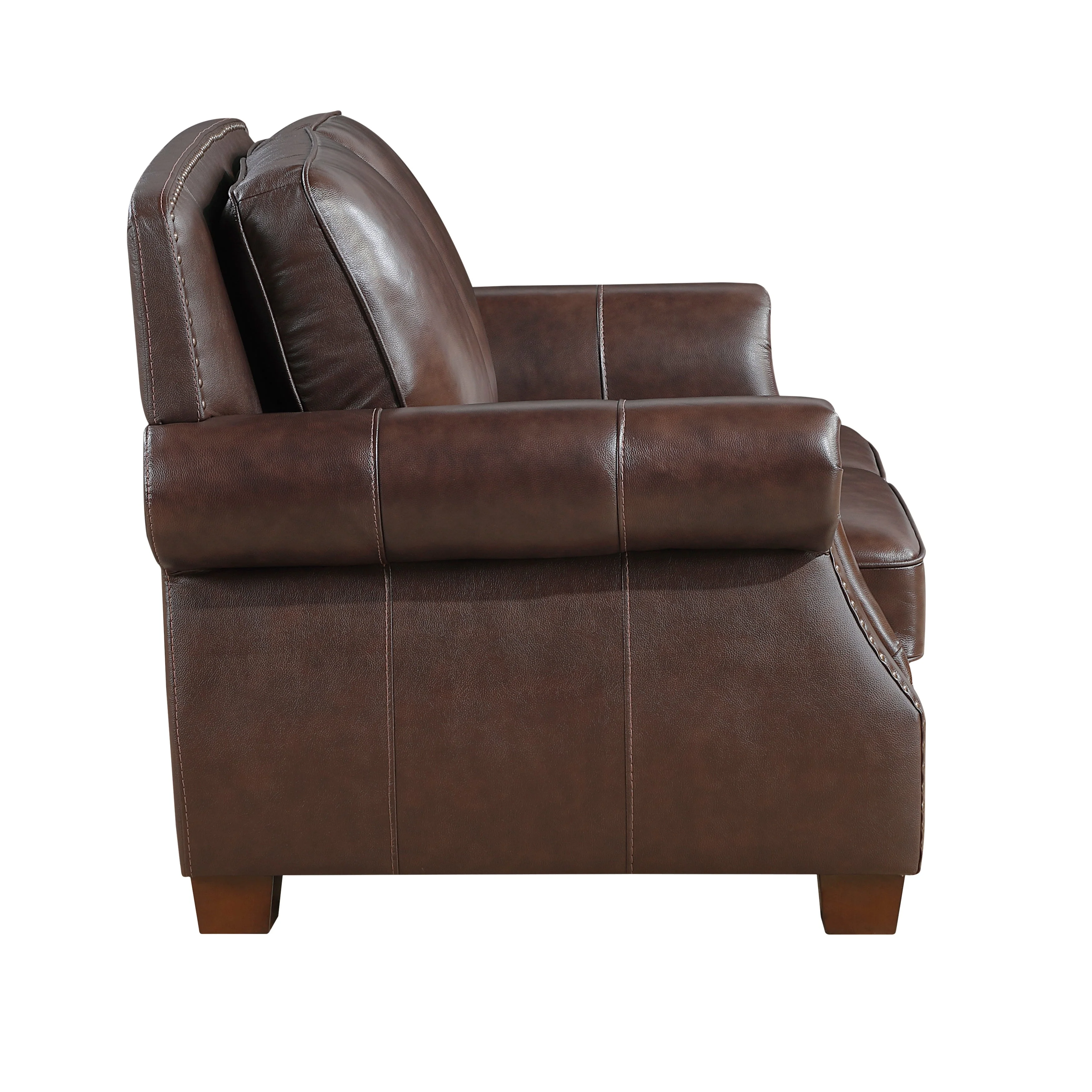 Remington Brown Loveseat - Image 3