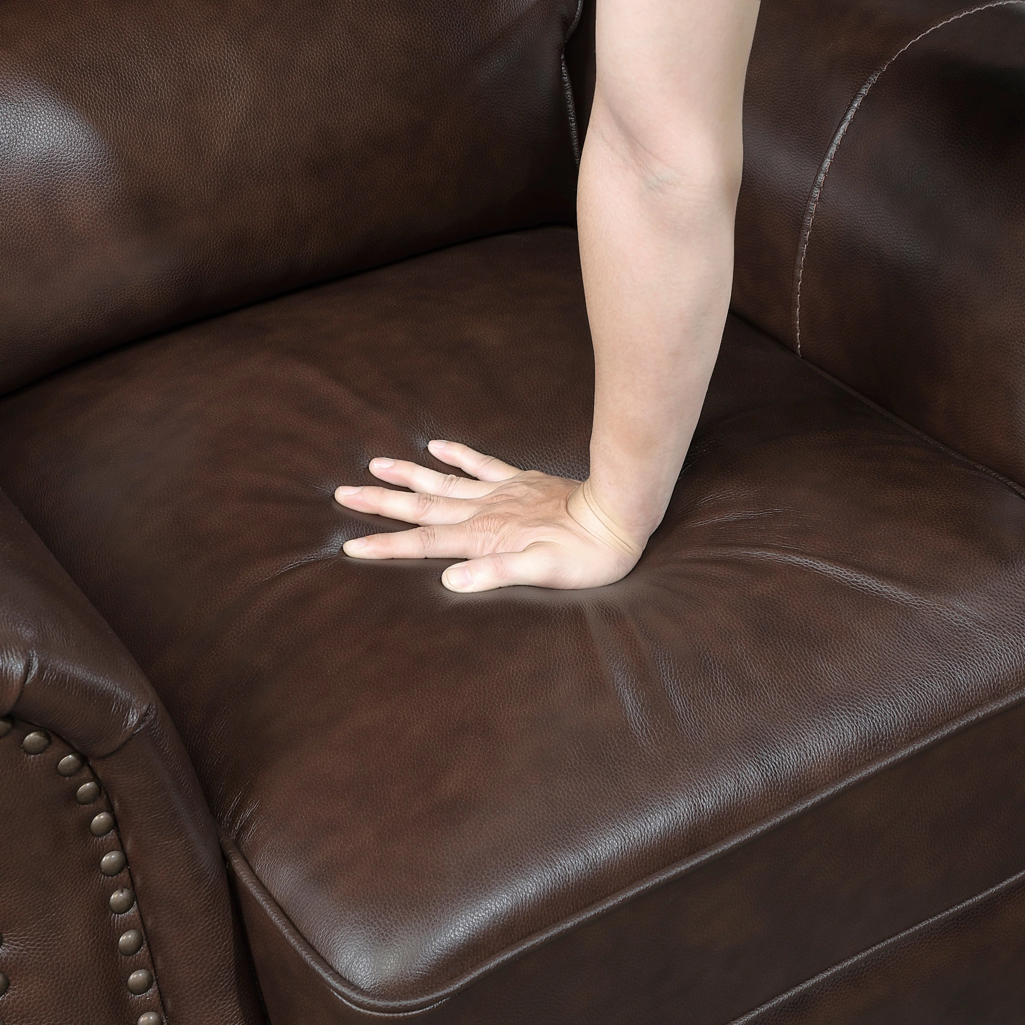 Remington Brown Loveseat - Image 6