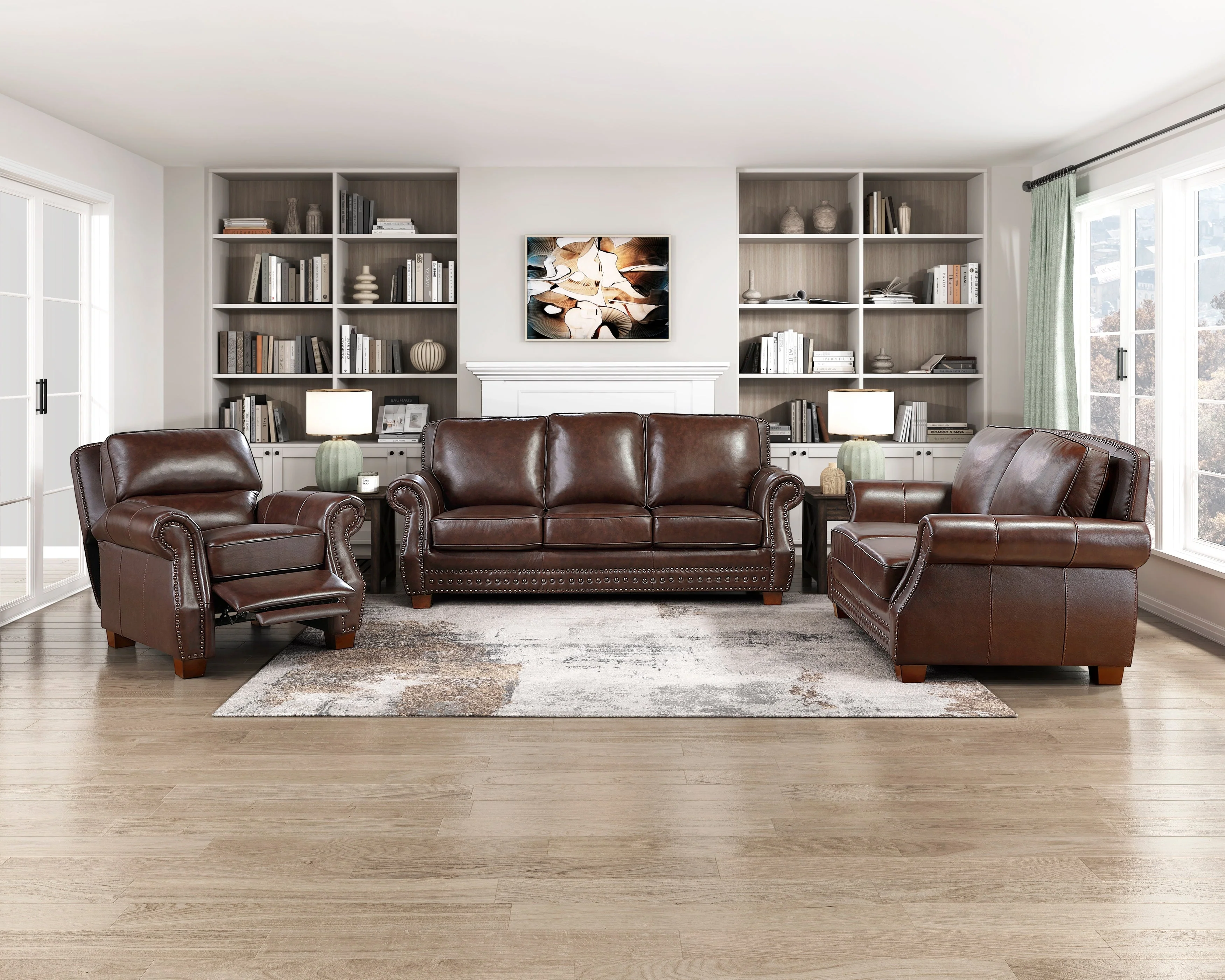 Remington Brown Loveseat - Image 8