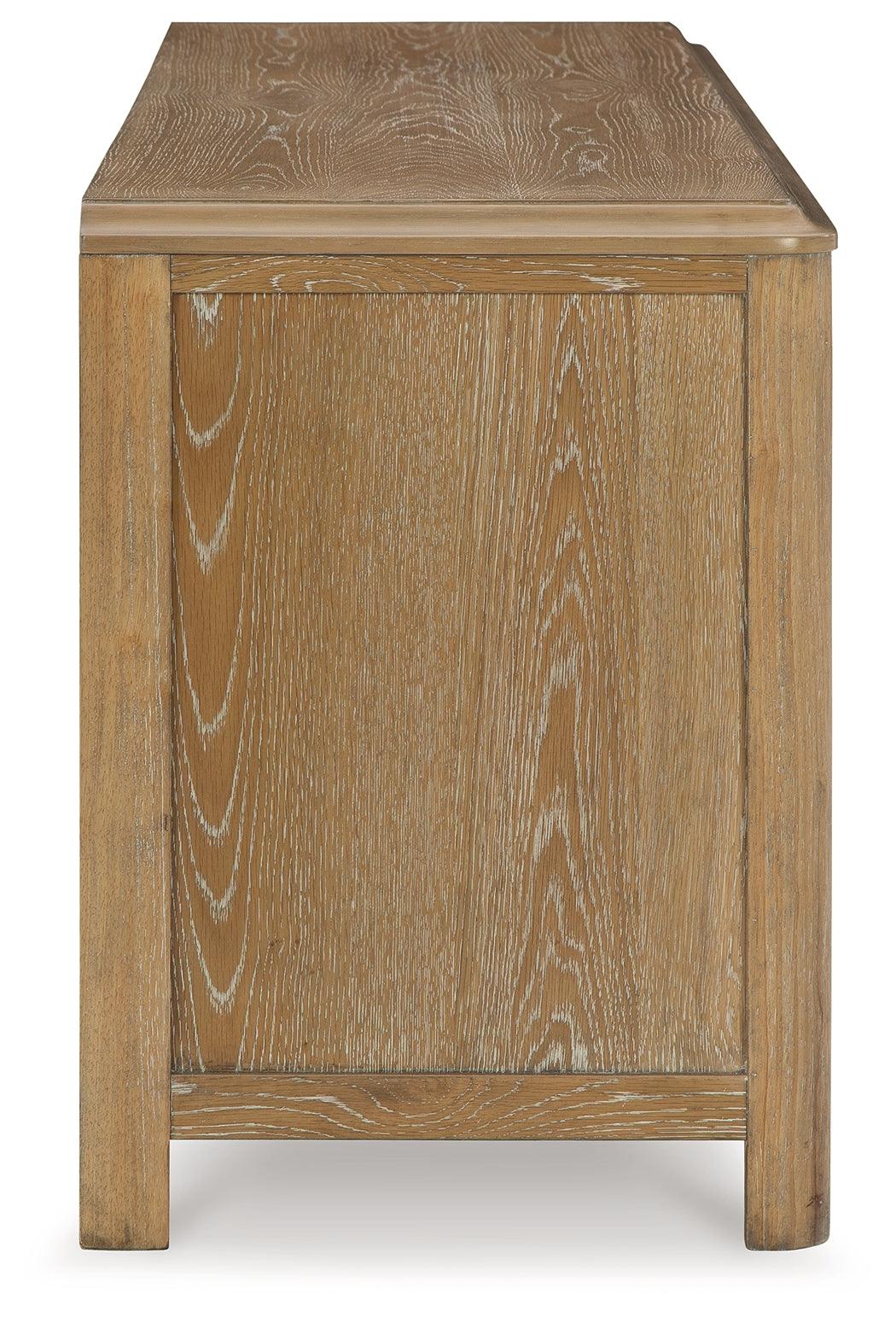 Rencott Light Brown 80" TV Stand - Image 4