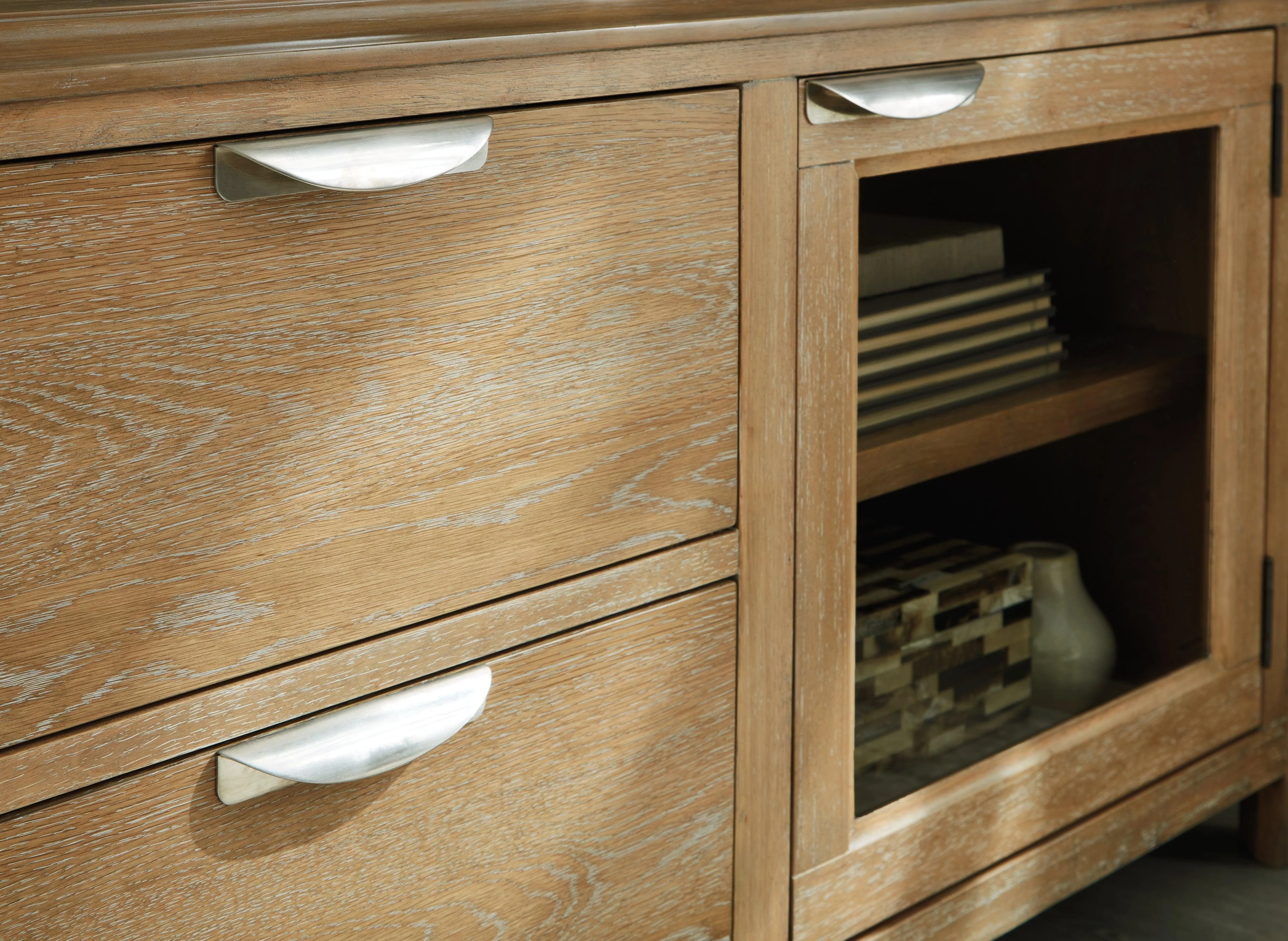 Rencott Light Brown 80" TV Stand - Image 5