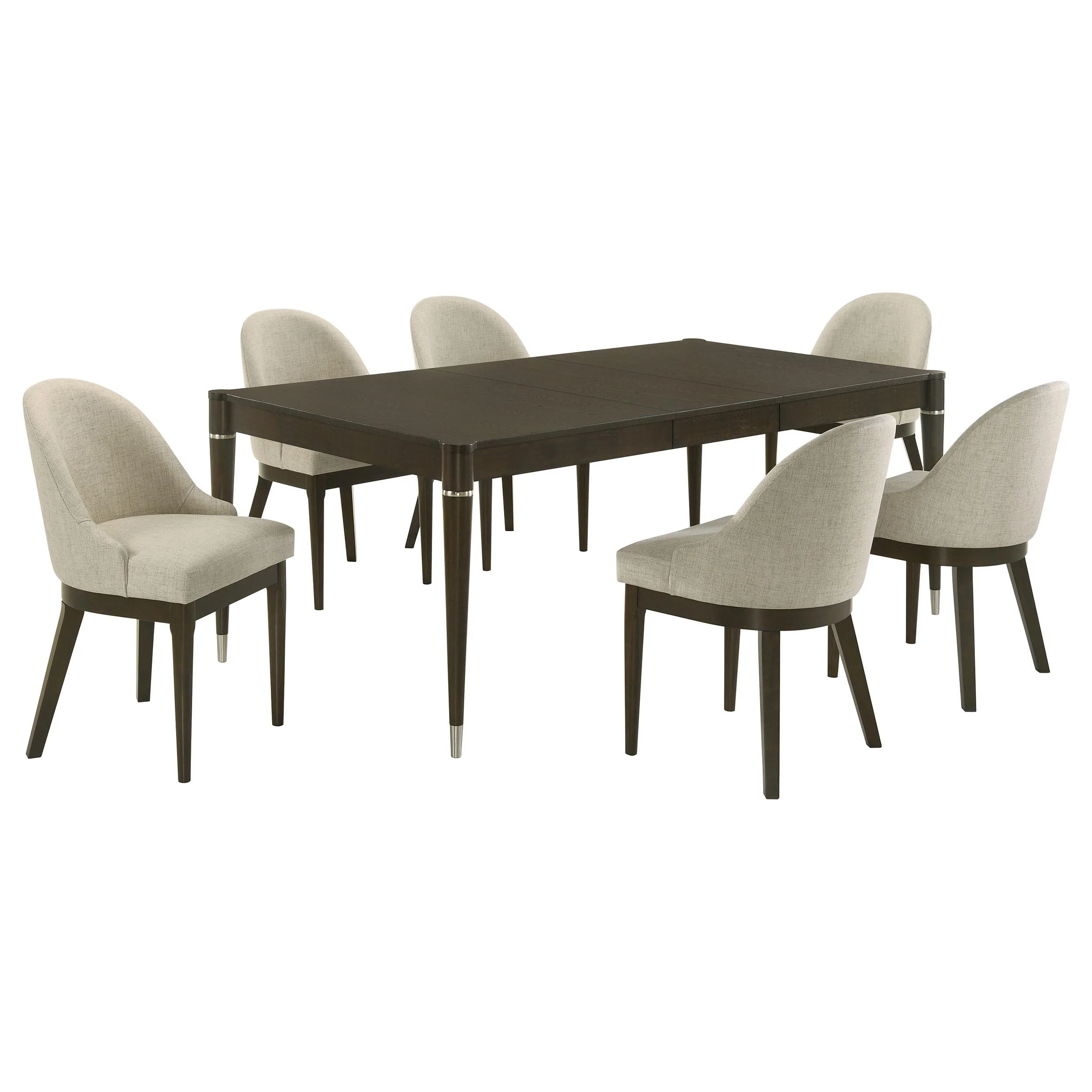 Reseda Ash Brown 7-Piece Rectangular Dining Set - Image 2