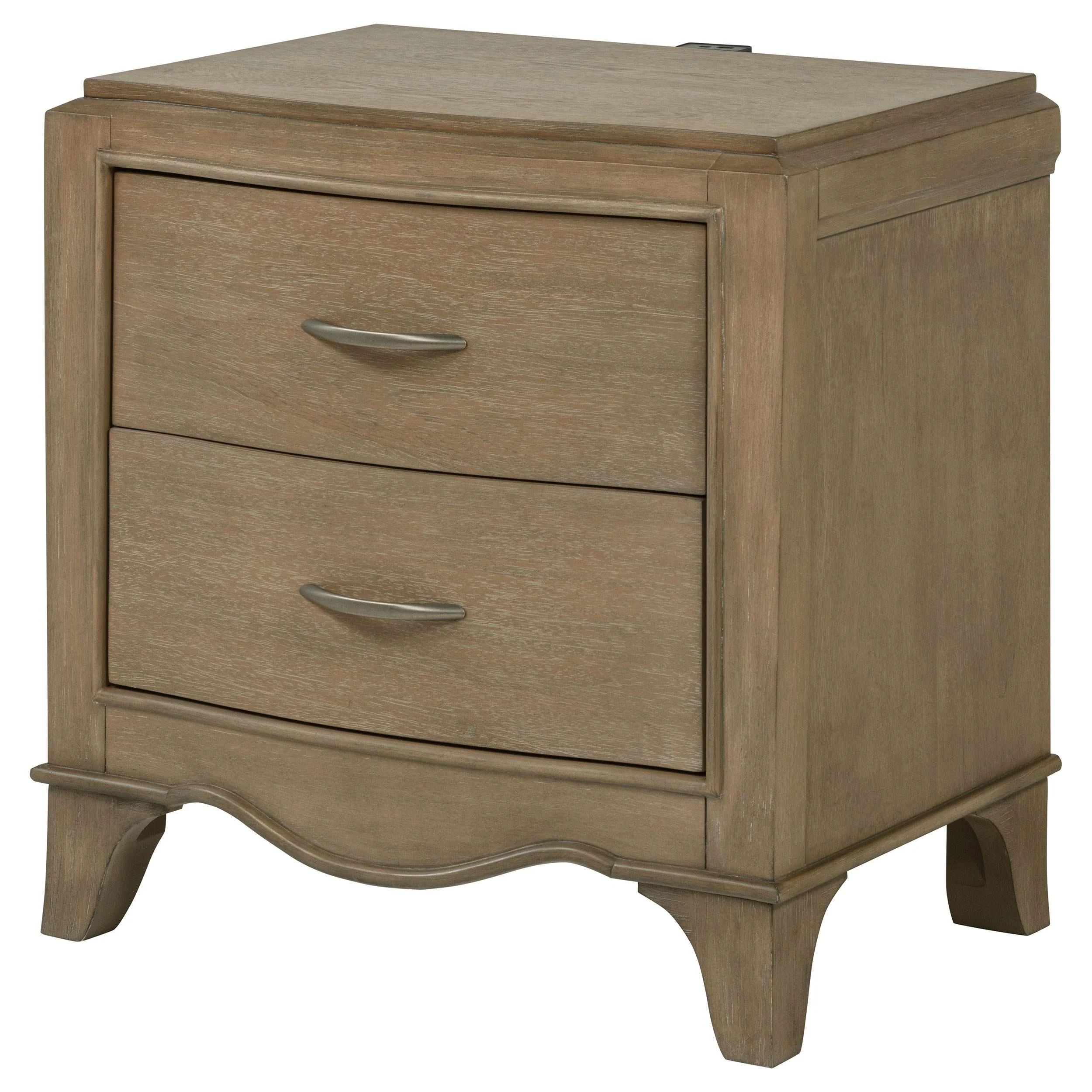 Revello Washed Mango 2-Drawer Nightstand - Image 4