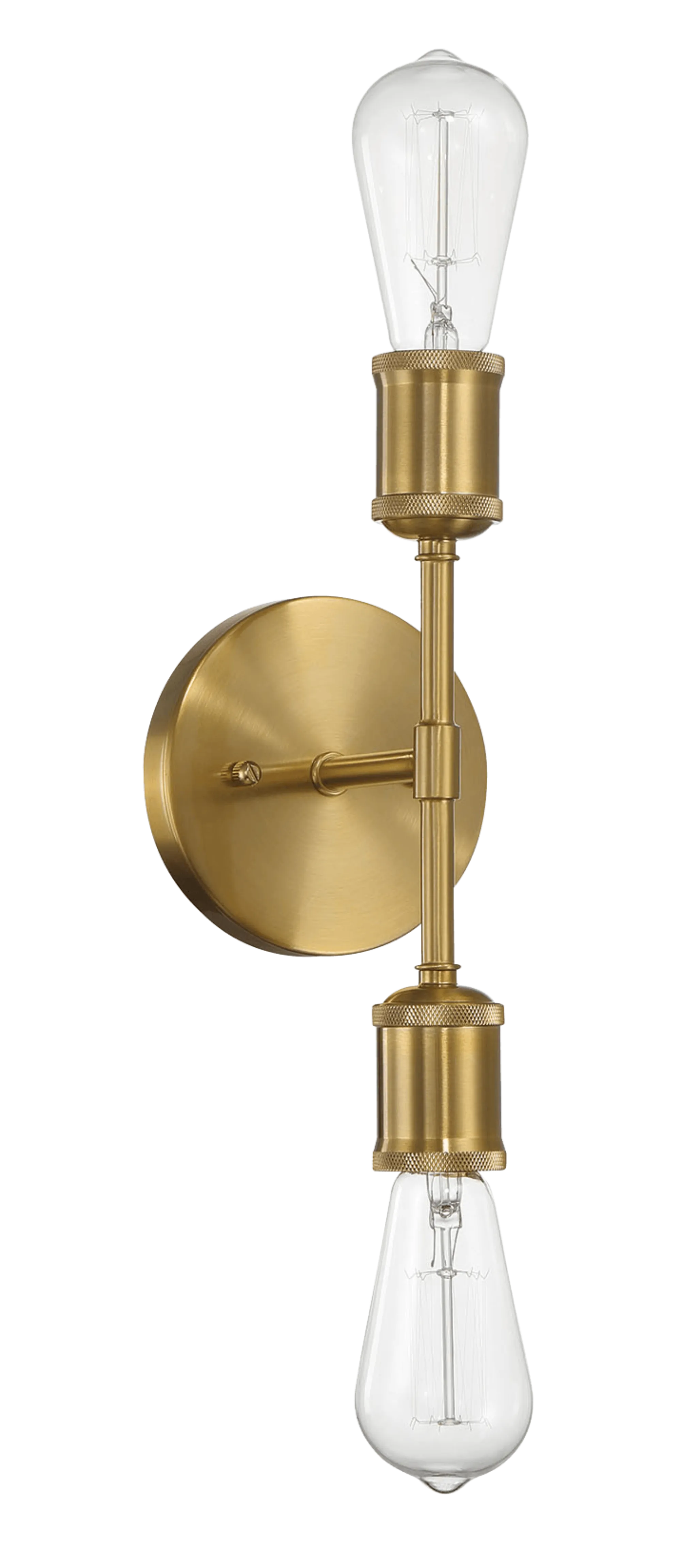 Reverie Double Lights Bathroom Wall Sconce over Mirror Bedroom Hallway Entryway 5"W × 10.75"H × 5"E