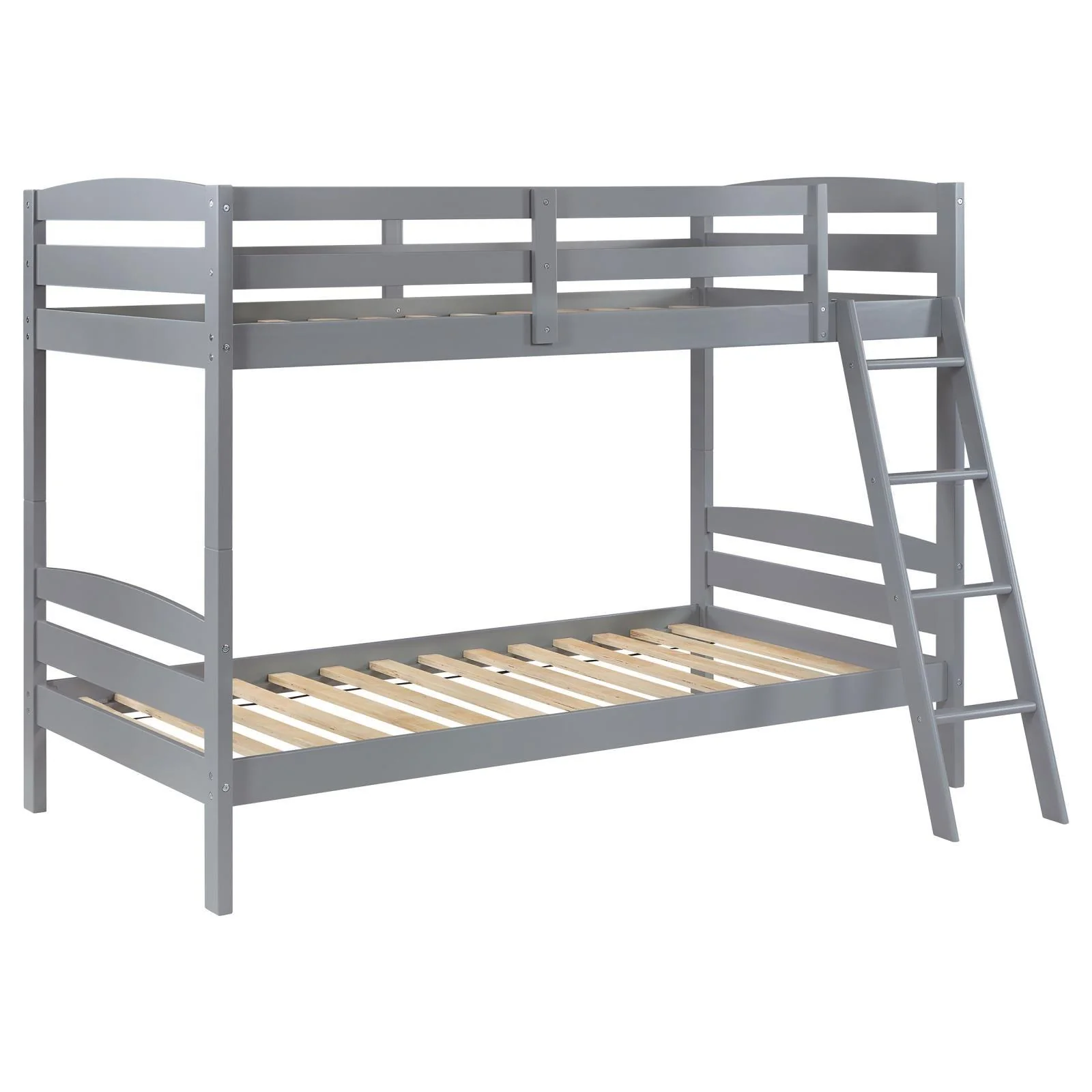 Rhea Grey Wood Twin Over Twin Bunk Bed - Image 6